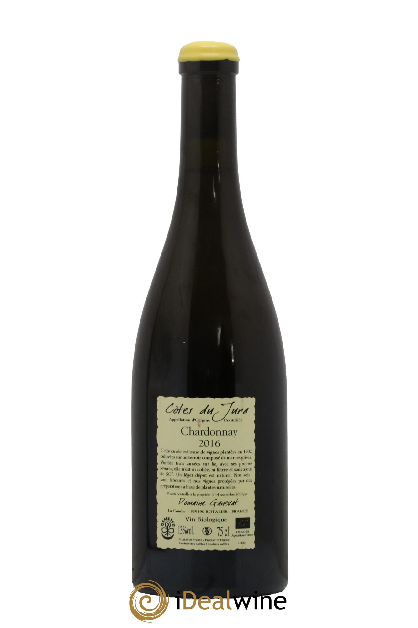Côtes du Jura Les Chalasses Vieilles Vignes Jean-François Ganevat (Domaine) 2016 - Lot of 1 bottle - 1