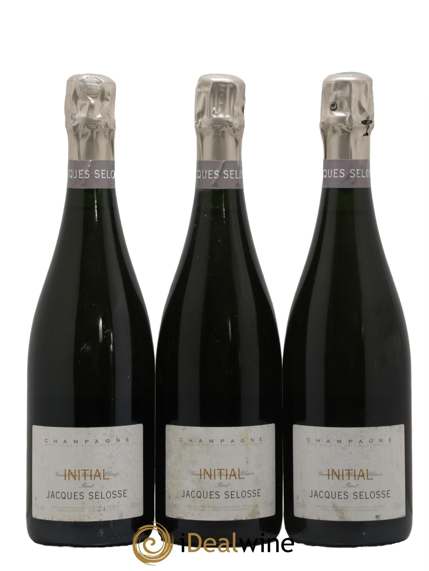 Initial Brut Jacques Selosse - Lot de 3 bouteilles - 0