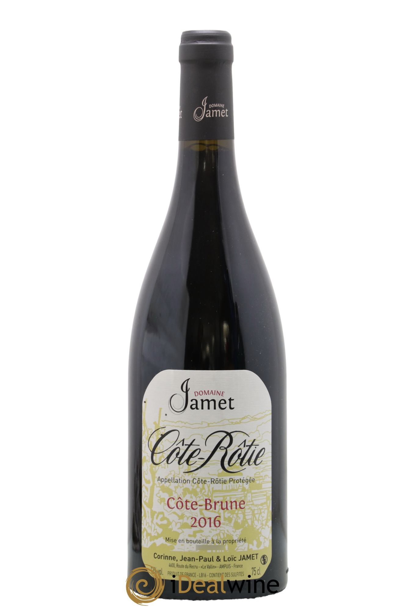 Côte-Rôtie Côte Brune Jamet (Domaine) 2016 - Lot de 1 bouteille - 0