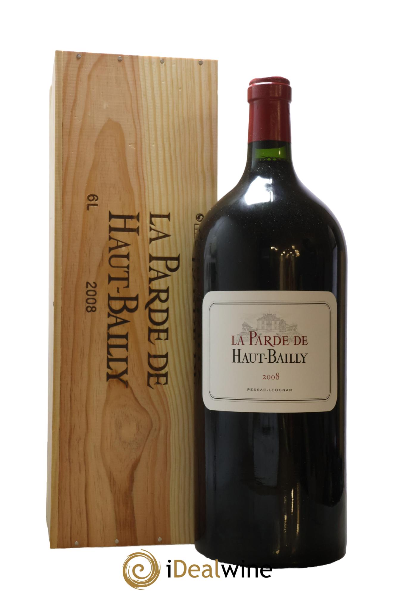 Haut Bailly II (Anciennement La Parde de Haut-Bailly) Second Vin 2008 - Lot de 1 impériale - 1