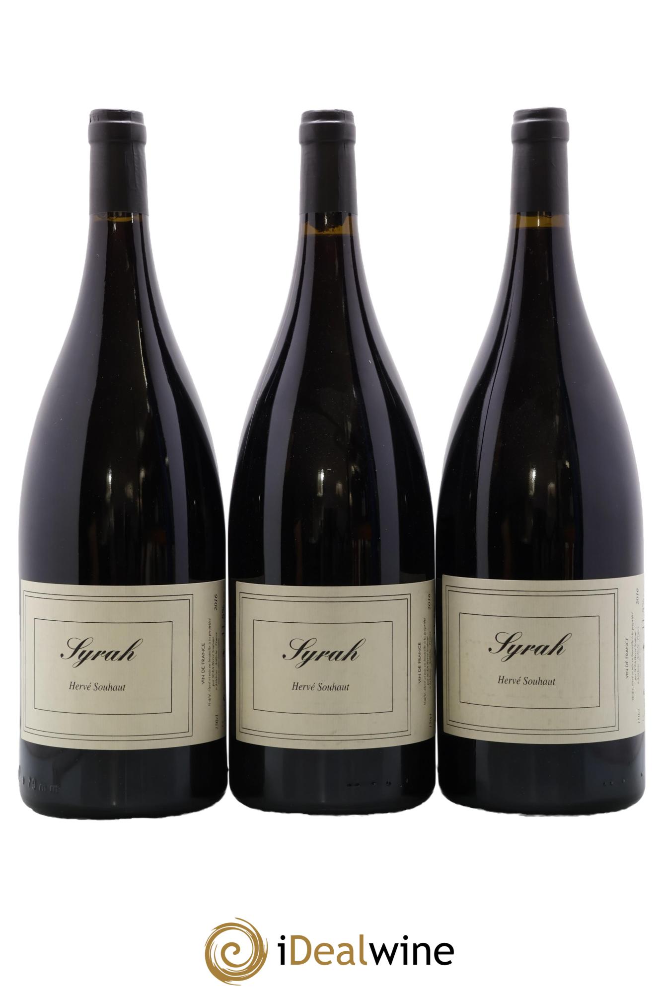 Vin de France Syrah Hervé Souhaut - Domaine Romaneaux-Destezet 2016 - Lot de 3 magnums - 0