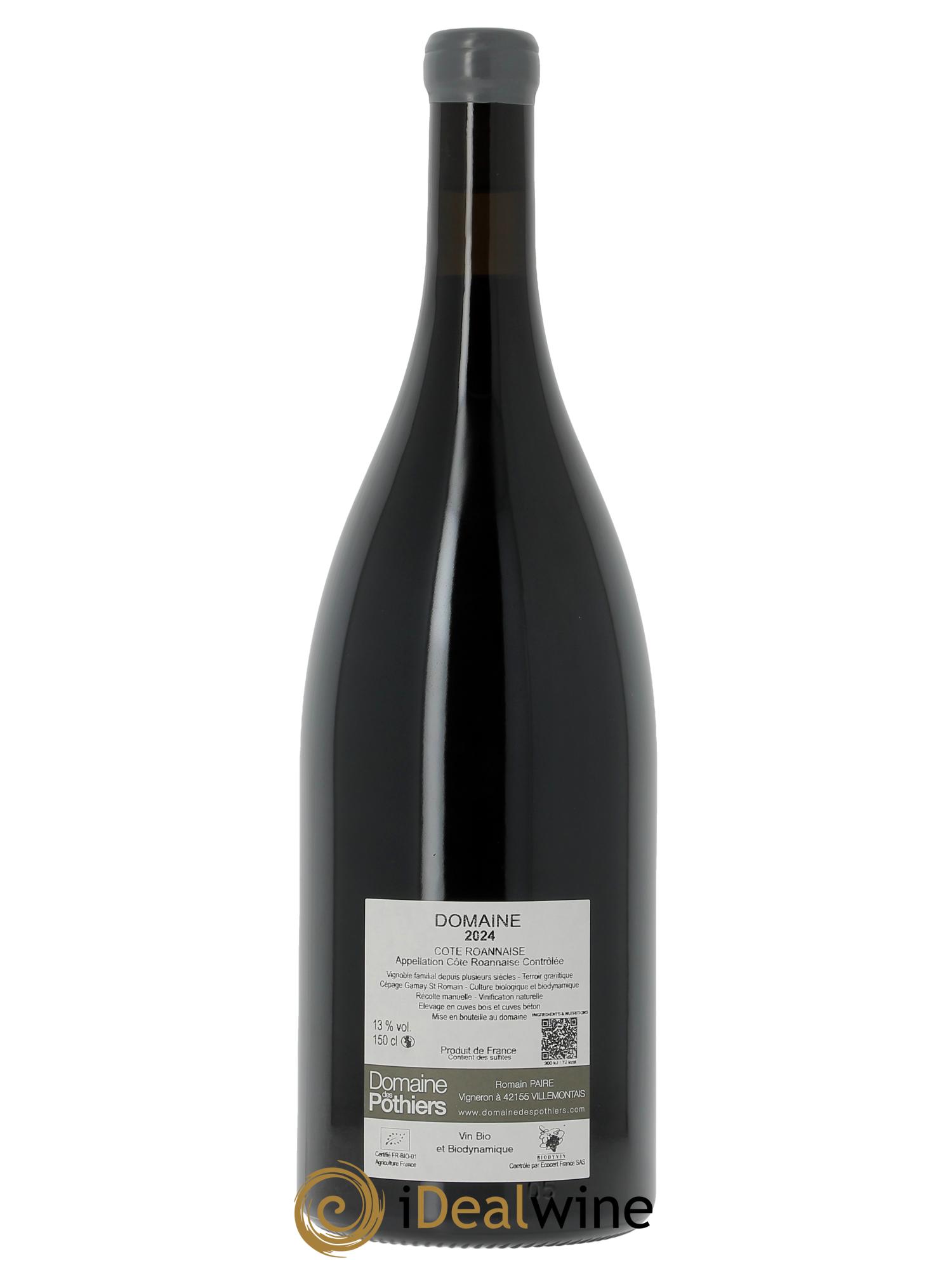 Côte Roannaise Domaine Domaine des Pothiers  2024 - Lotto di 1 magnum - 1