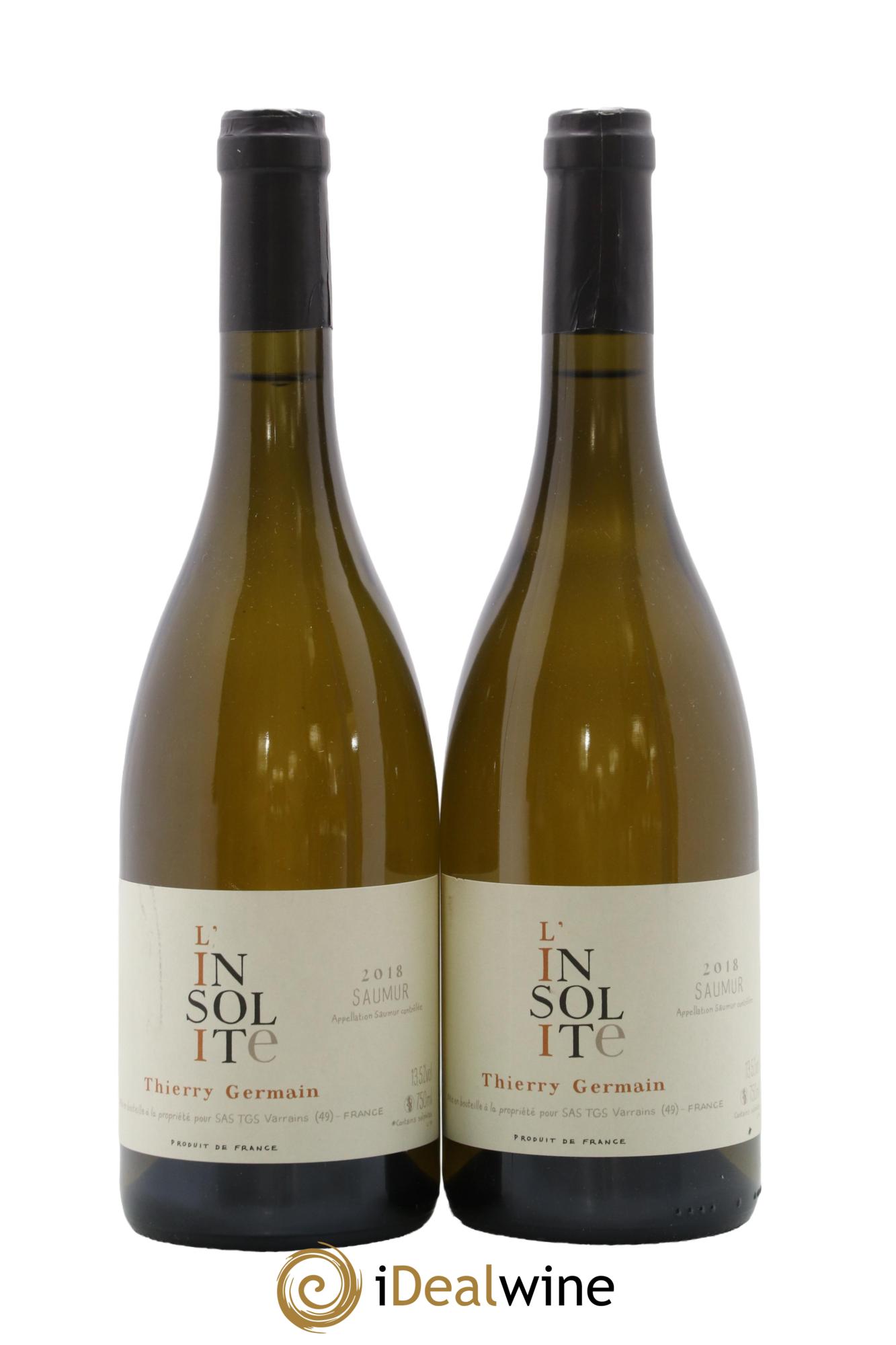 Saumur Insolite Domaine des Roches Neuves - Thierry Germain 2018 - Lot de 2 bouteilles - 0