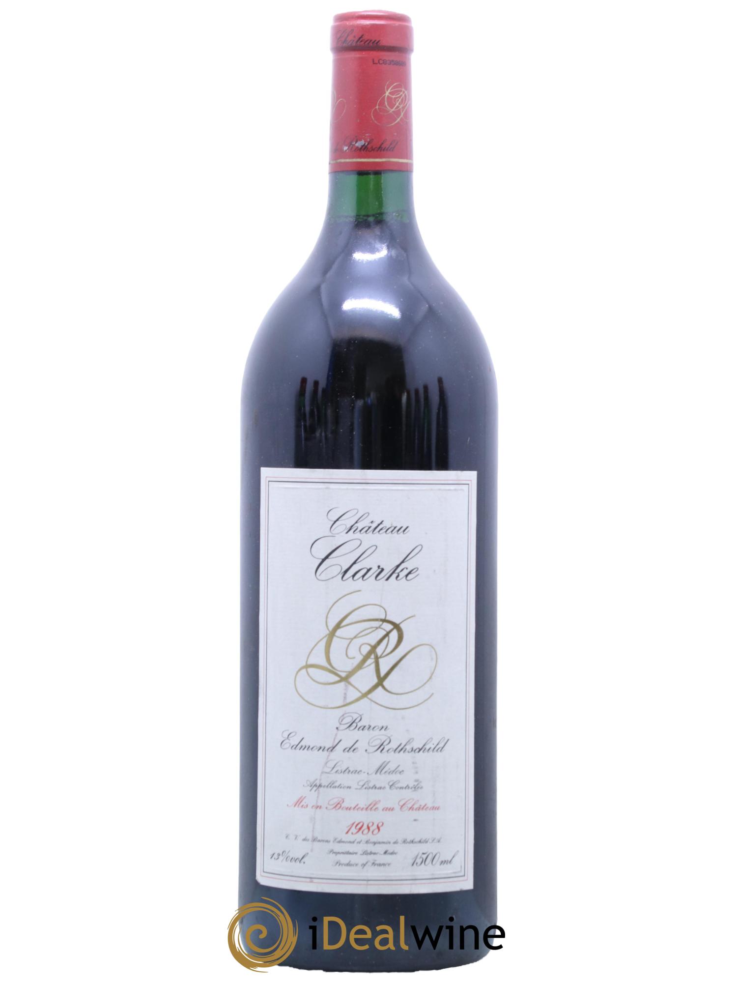 Château Clarke 1988 - Posten von 1 Magnum - 0