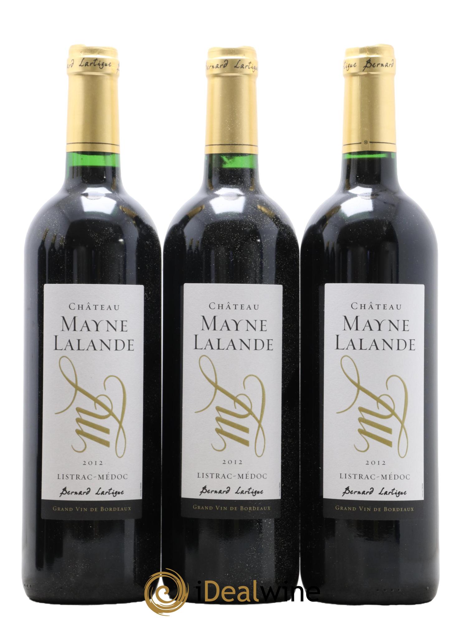 Château Mayne Lalande Cru Bourgeois 2012 - Lot de 6 bouteilles - 1
