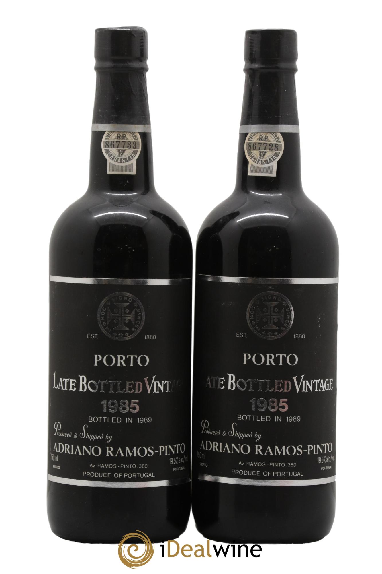 Porto LBV Ramos Pinto 1985 - Lot de 2 bouteilles - 0