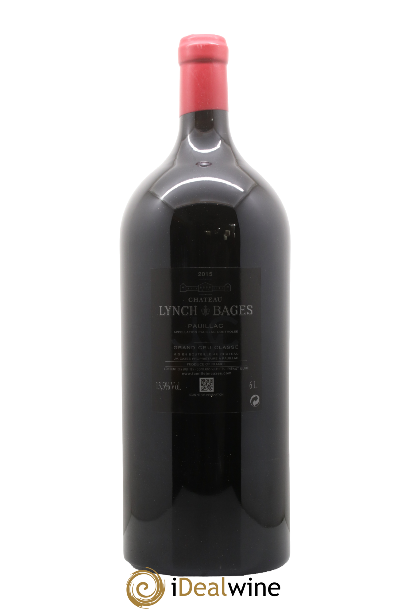 Château Lynch Bages 5ème Grand Cru Classé 2015 - Posten von 1 Imperiale - 2