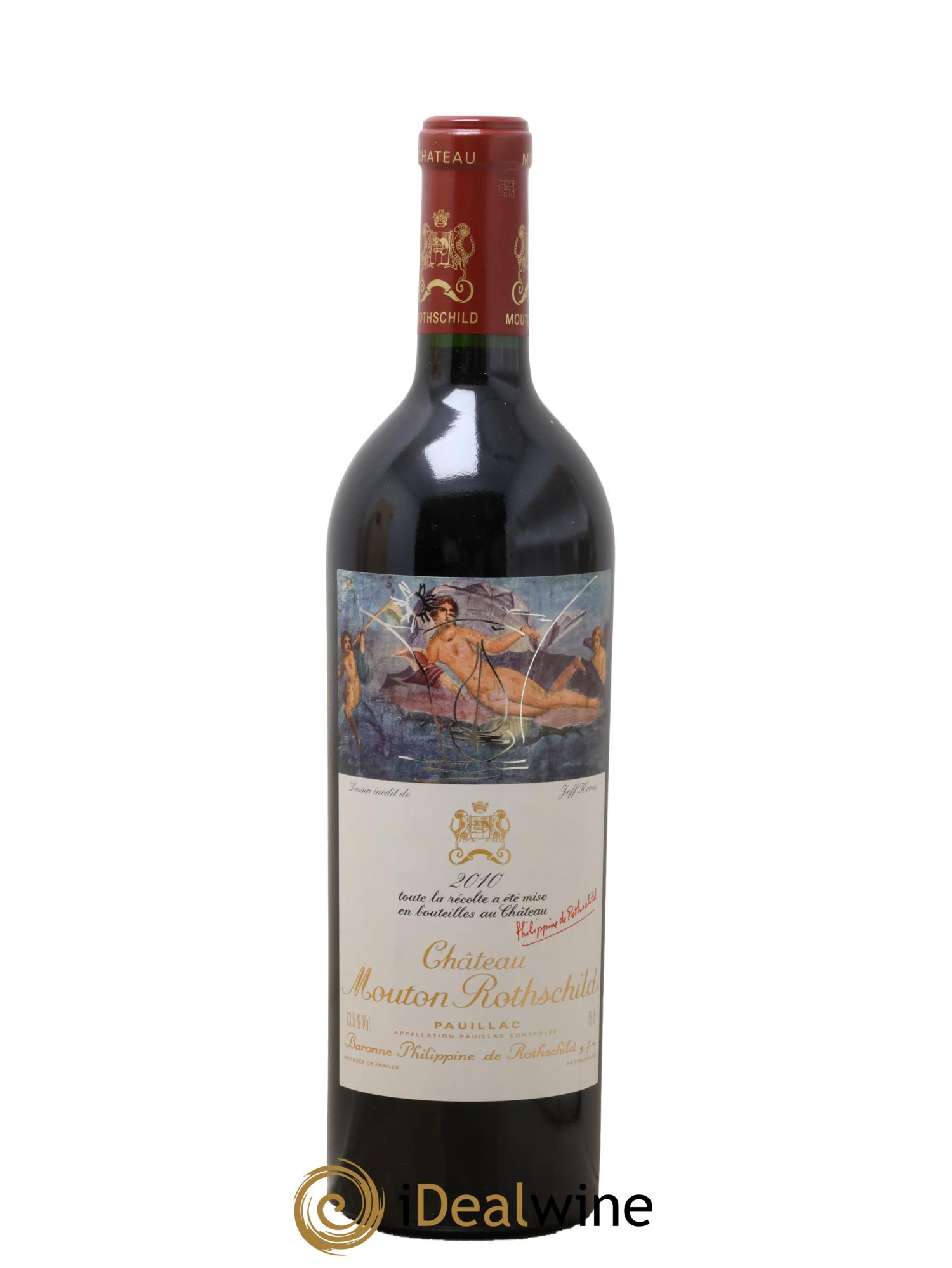 Château Mouton Rothschild 1er Grand Cru Classé 2010 - Posten von 1 Flasche - 0