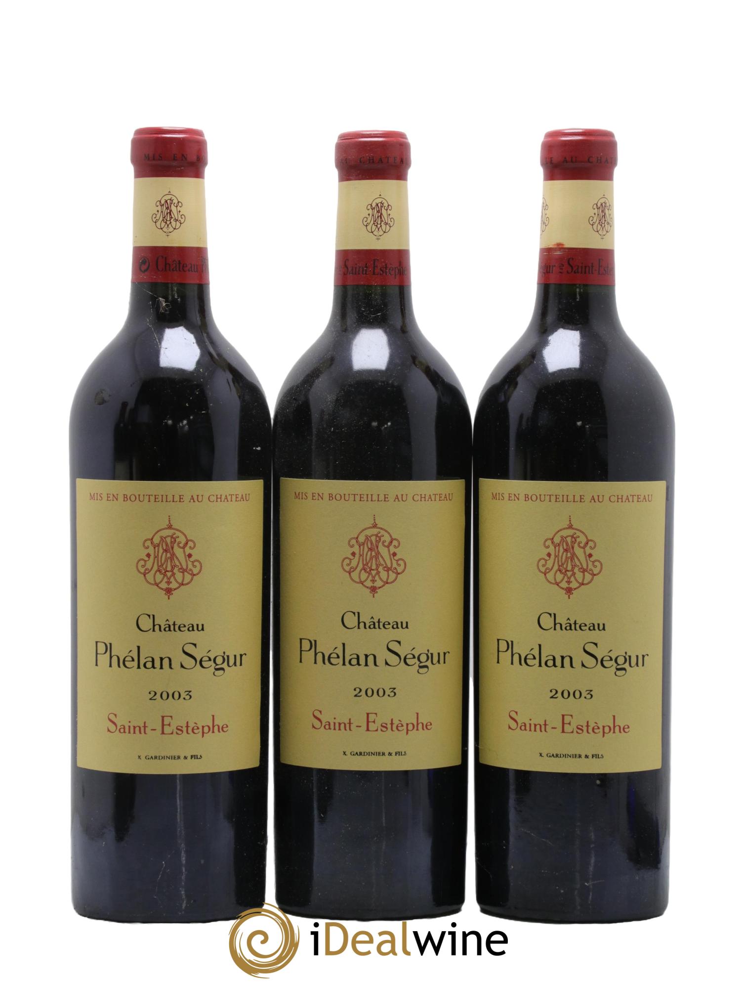 Château Phélan Ségur 2003 - Lotto di 6 bottiglie - 2