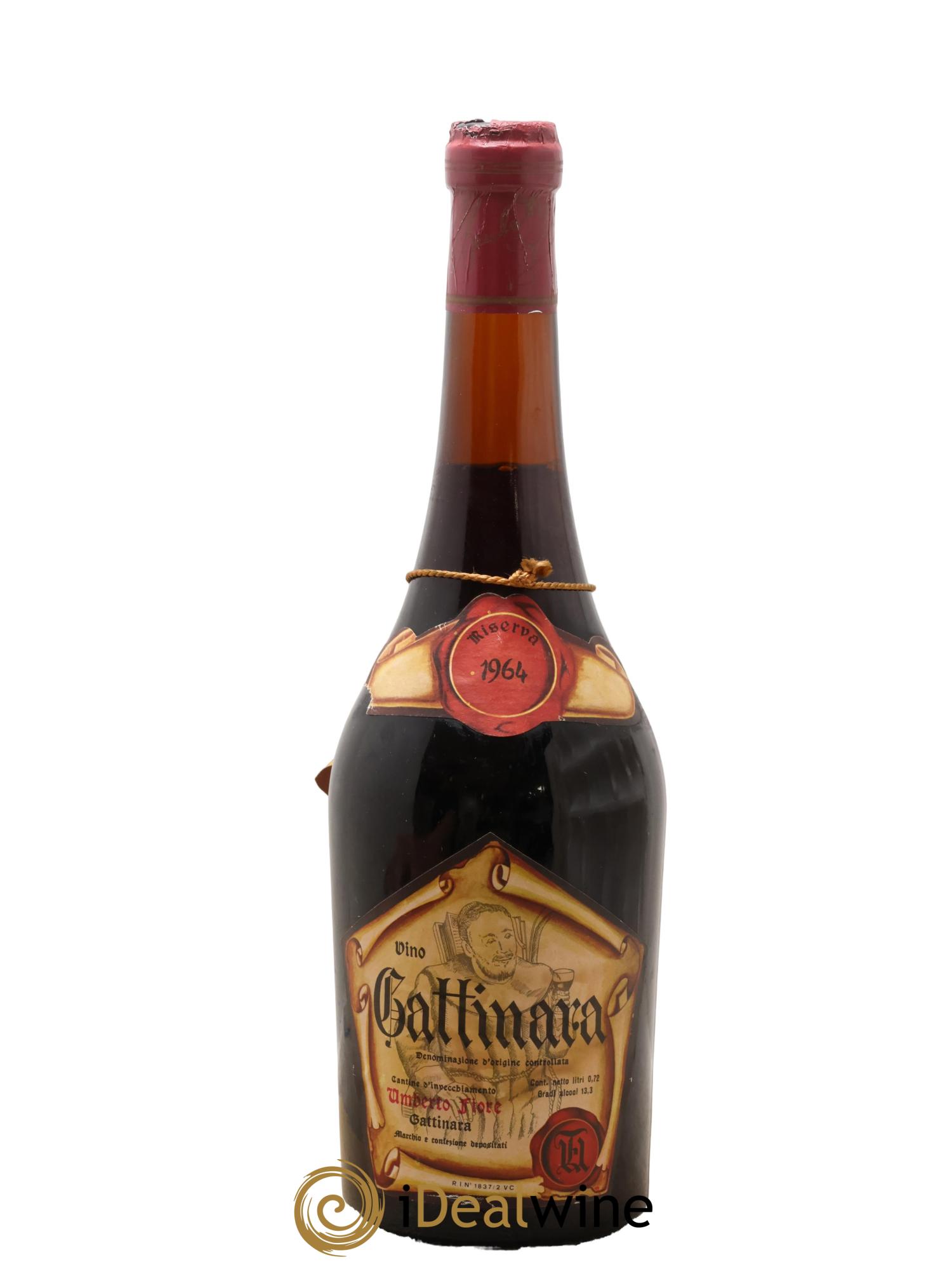 Gattinara DOCG Riserva Umberto Fiore 1964 - Lotto di 1 bottiglia - 0