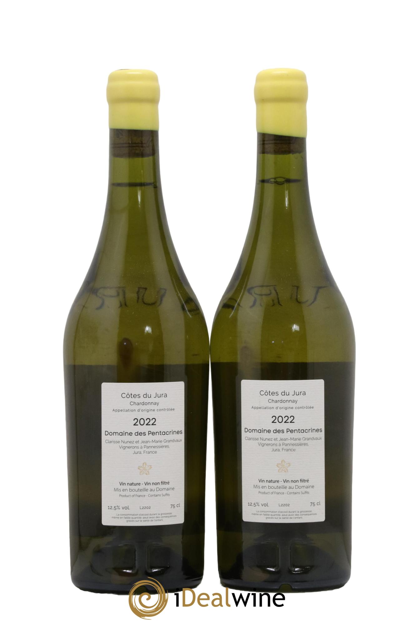 Côtes du Jura Sur Le Seuil Domaine Des Pentacrines 2022 - Lot de 2 bouteilles - 1
