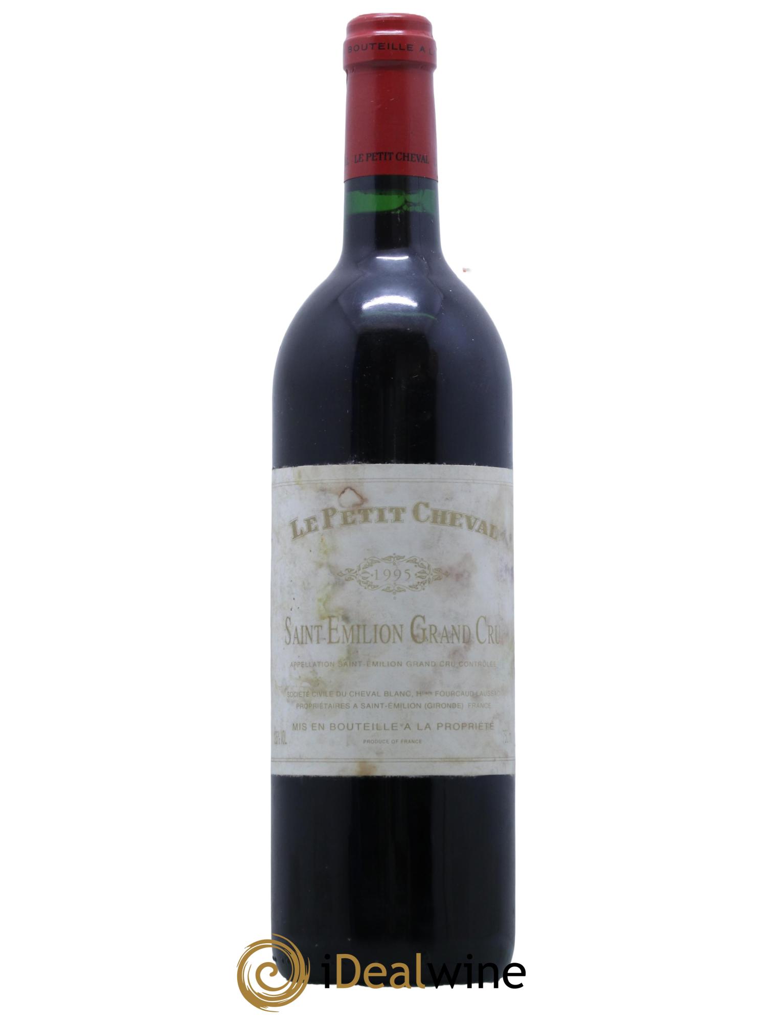 Le Petit Cheval Second Vin 1995 - Lot de 1 bouteille - 0