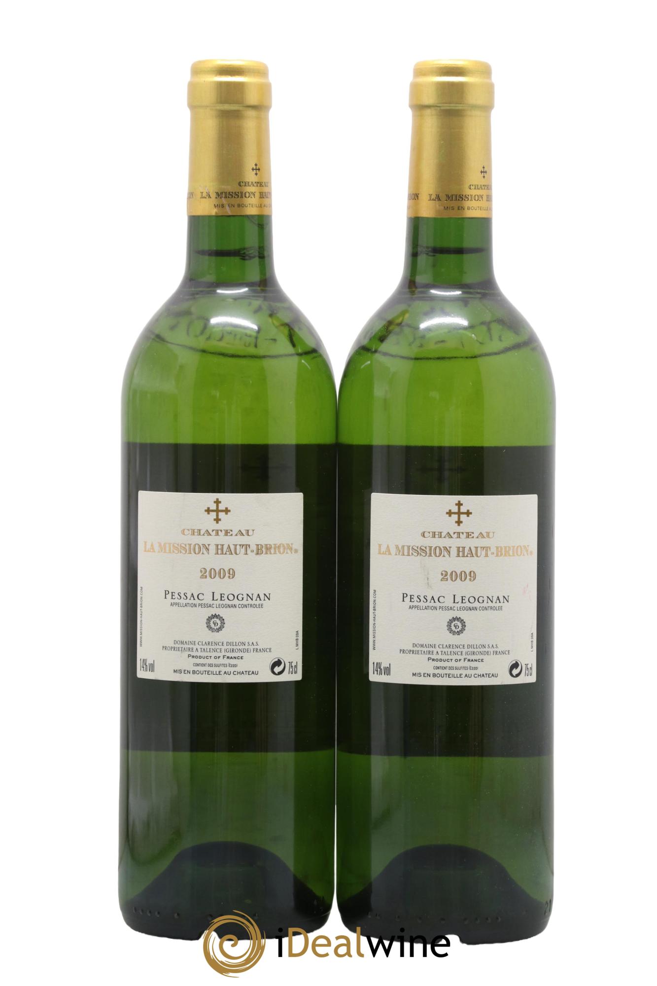 Château la Mission Haut-Brion 2009 - Posten von 2 Flaschen - 1