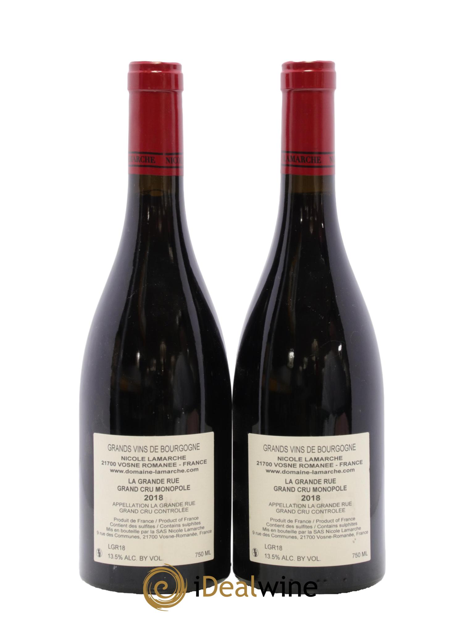 La Grande Rue Grand Cru Lamarche (Domaine) 2018 - Posten von 2 Flaschen - 1