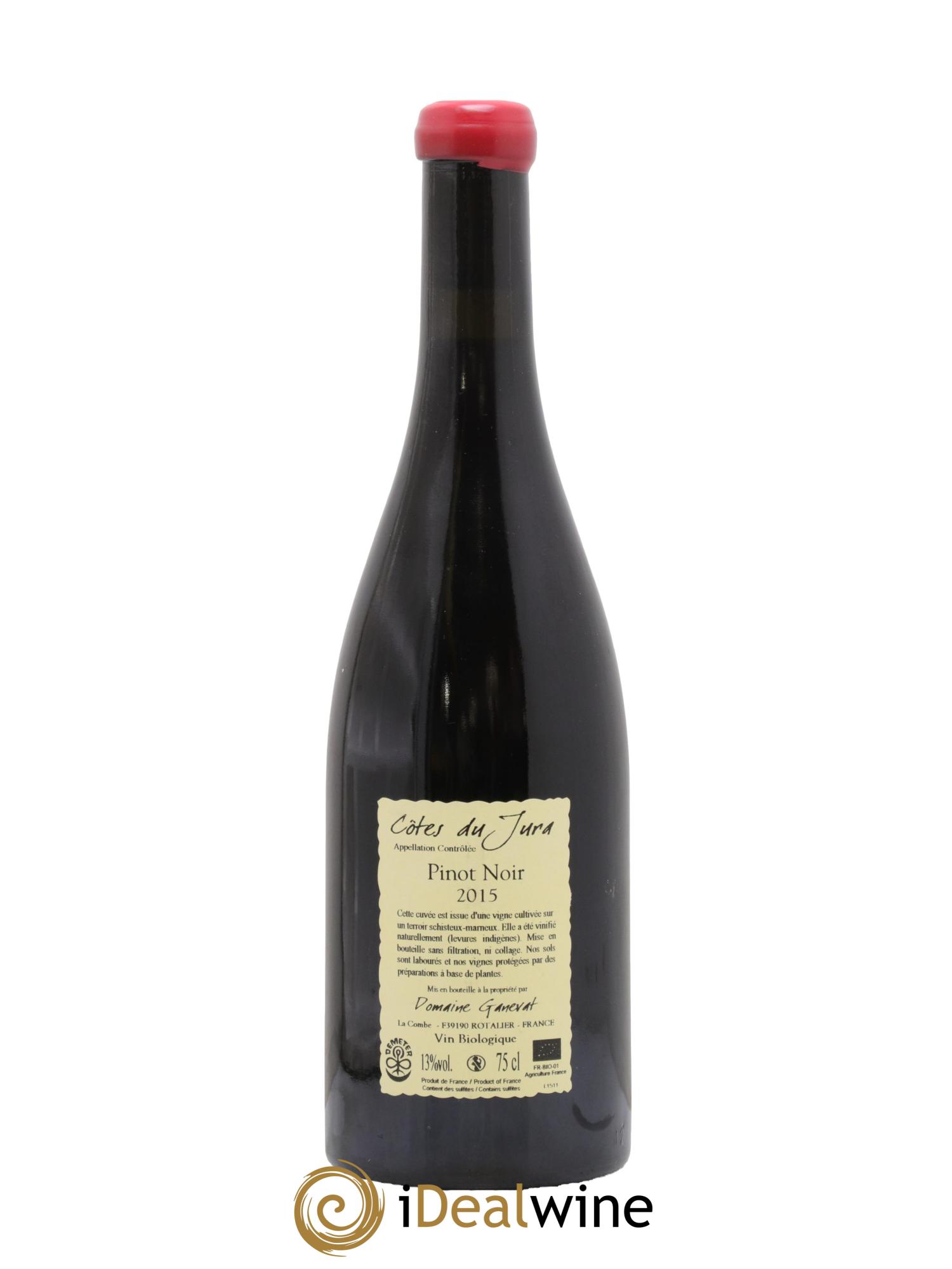 Côtes du Jura Pinot Noir En Billat Jean-François Ganevat (Domaine) 2015 - Lot of 1 bottle - 1