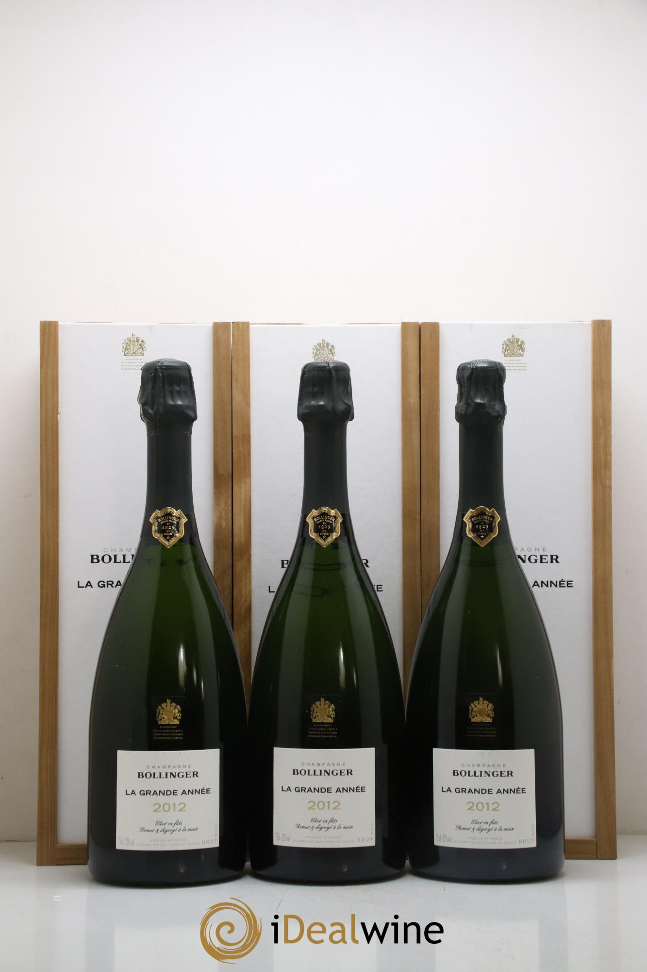 La Grande Année Brut Bollinger 2012 - Lot de 3 bouteilles - 1