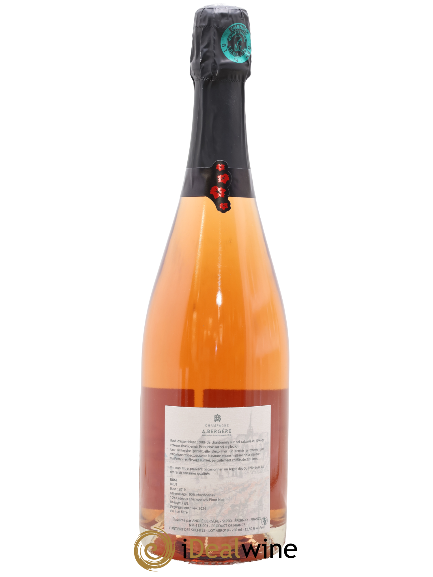 Champagne - Brut A. Bergere - Lot of 1 bottle - 1