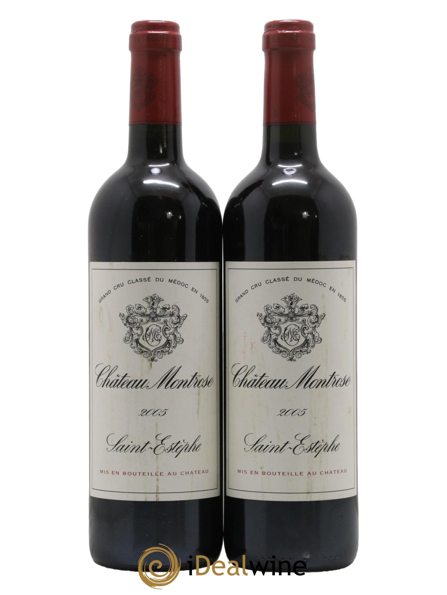 Château Montrose 2ème Grand Cru Classé 2005 - Lot de 2 bouteilles - 0