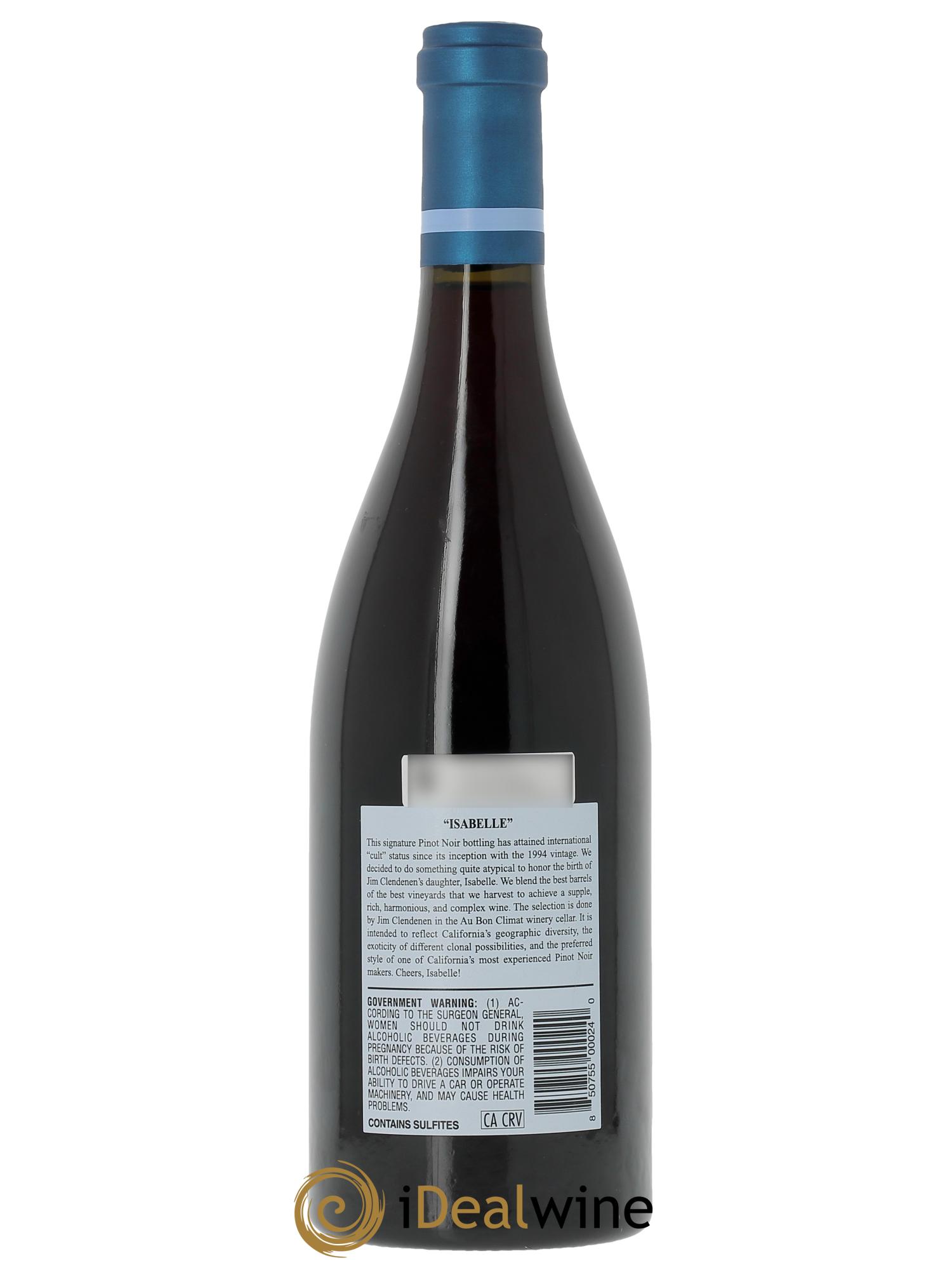 Californie Pinot Noir Isabelle Au Bon Climat  2021 - Lotto di 1 bottiglia - 1