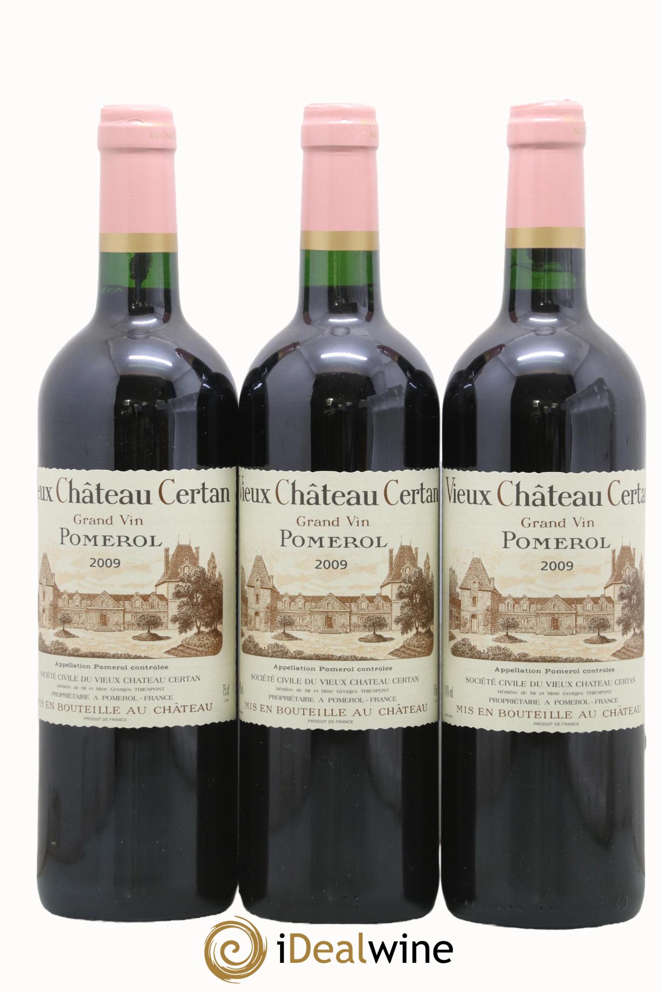 Vieux Château Certan 2009 - Lot de 3 bouteilles - 0