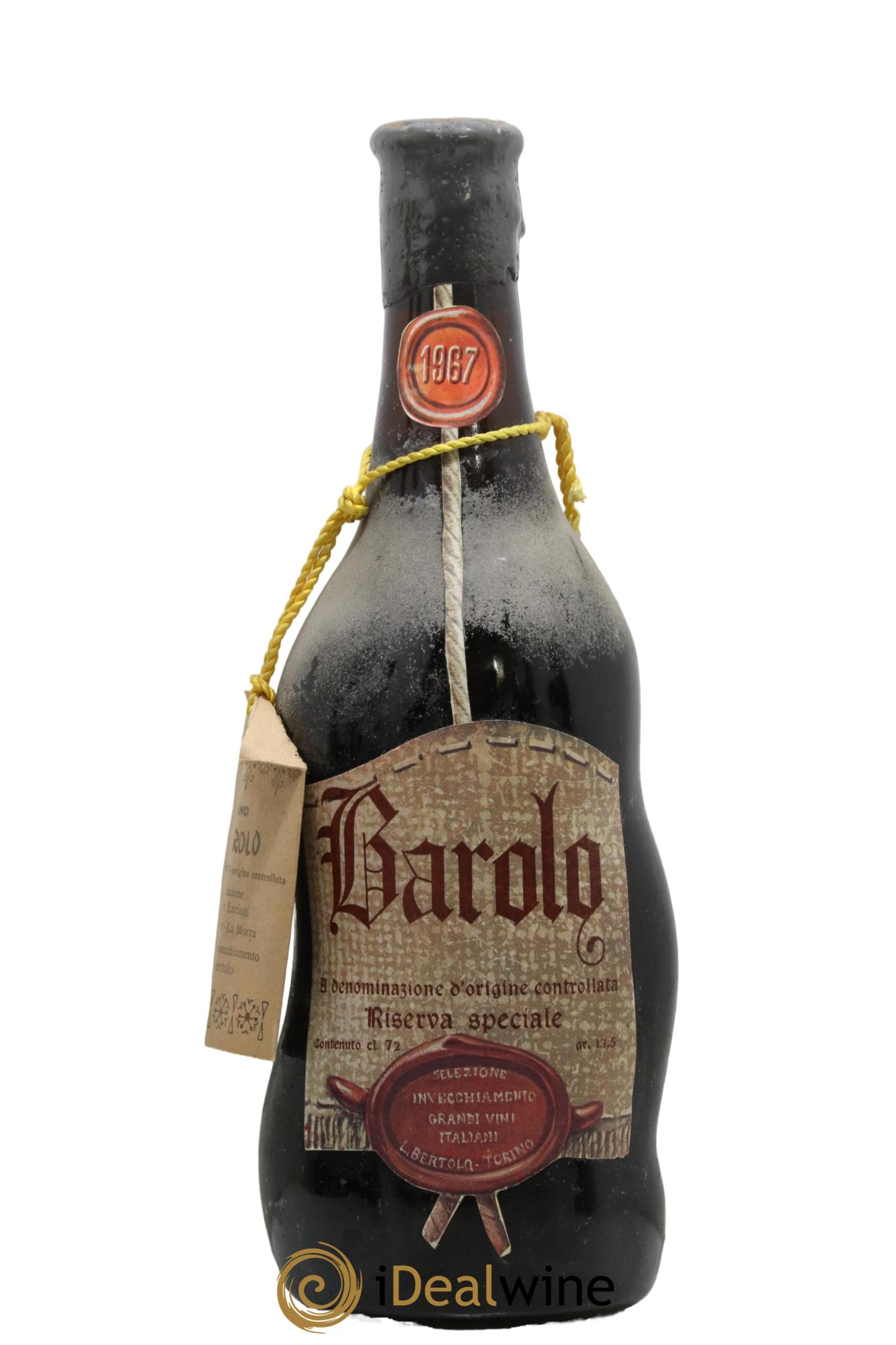 Barolo Riserva Speciale Bertolo 1967 - Posten von 1 Flasche - 0