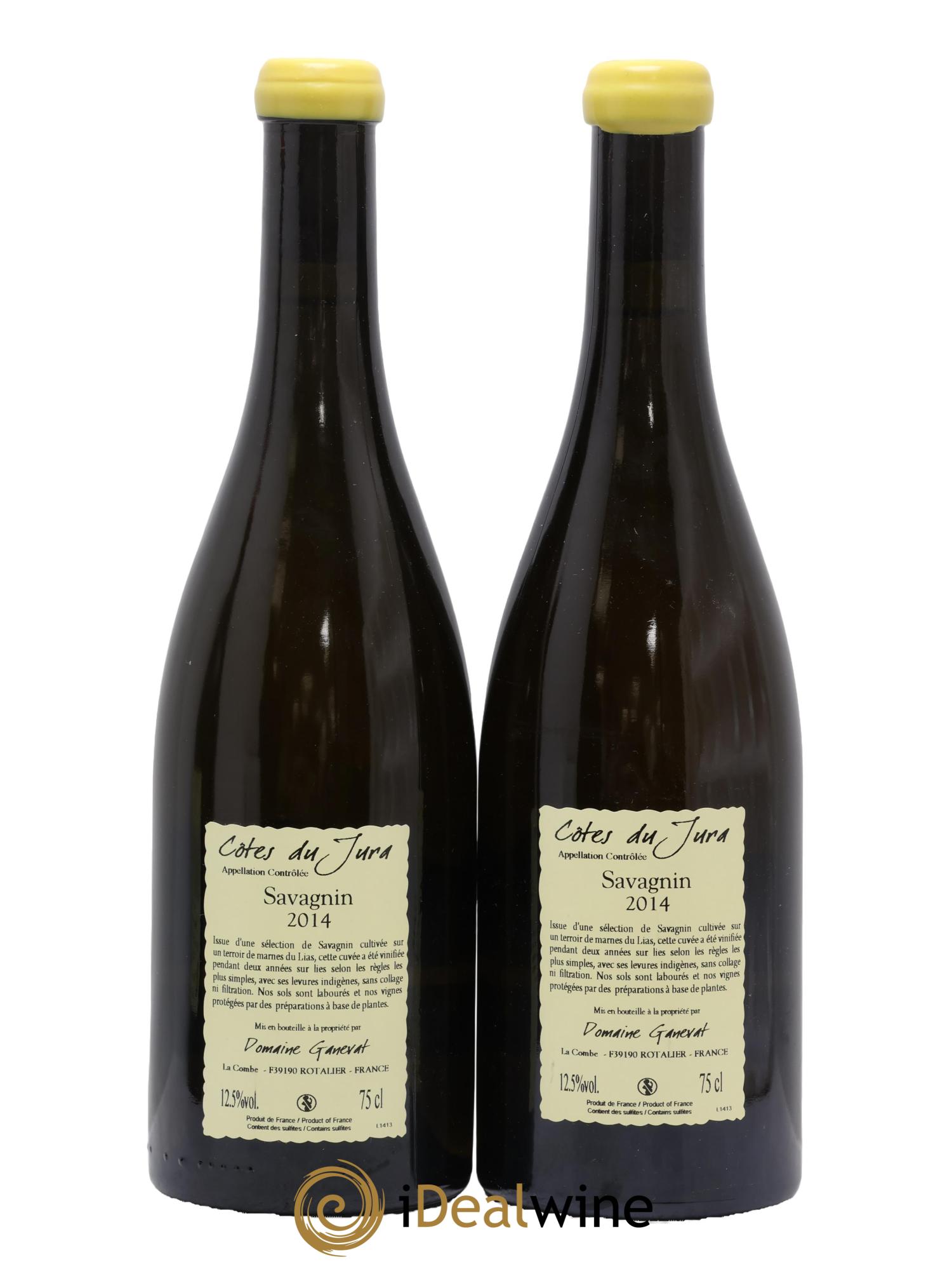 Côtes du Jura Sous la Roche Jean-François Ganevat (Domaine) 2014 - Lot de 2 bouteilles - 1