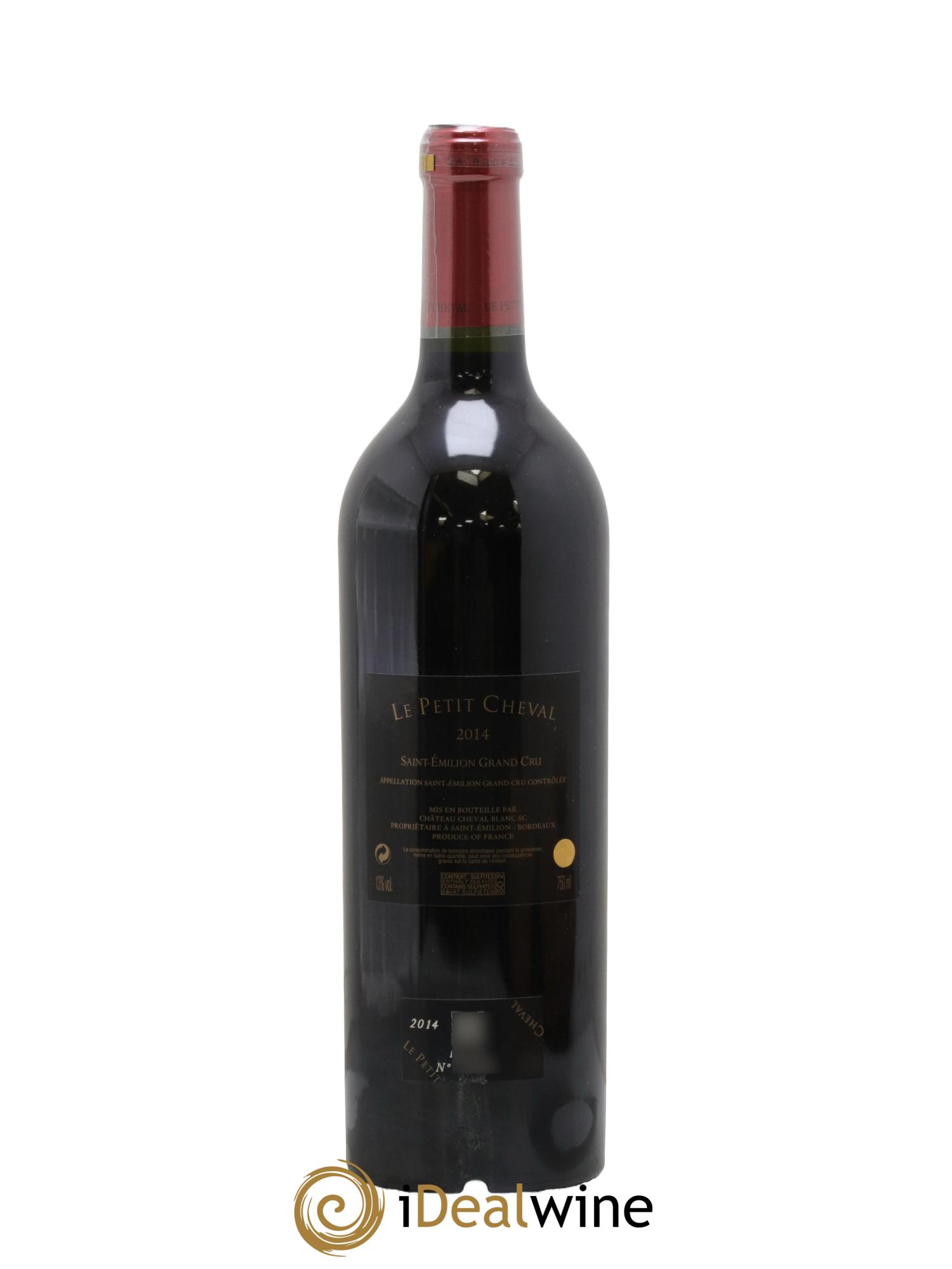 Le Petit Cheval Second Vin 2014 - Lot de 1 bouteille - 2
