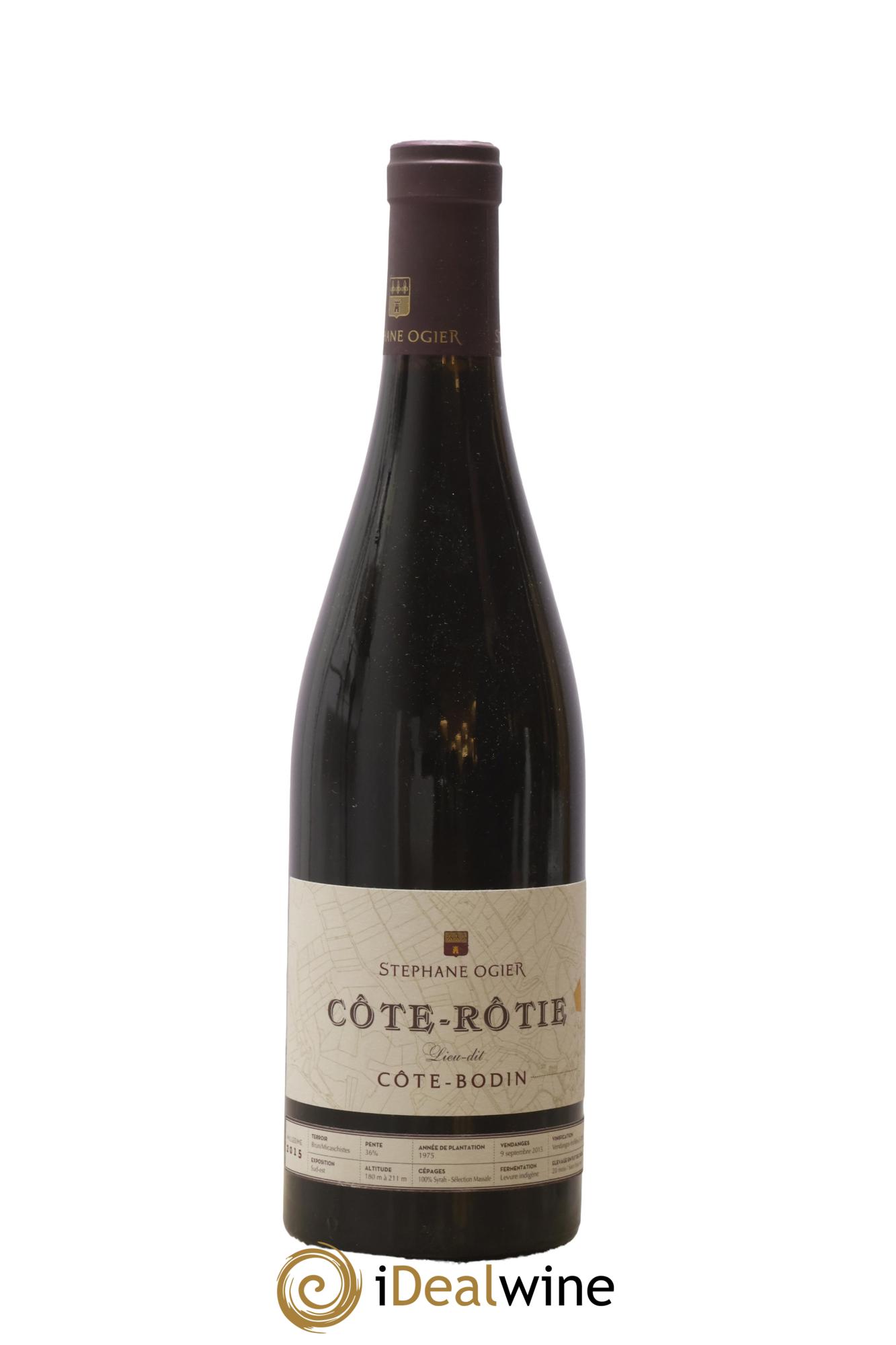 Côte-Rôtie Côte Bodin Stéphane Ogier 2015 - Lot of 1 bottle - 0