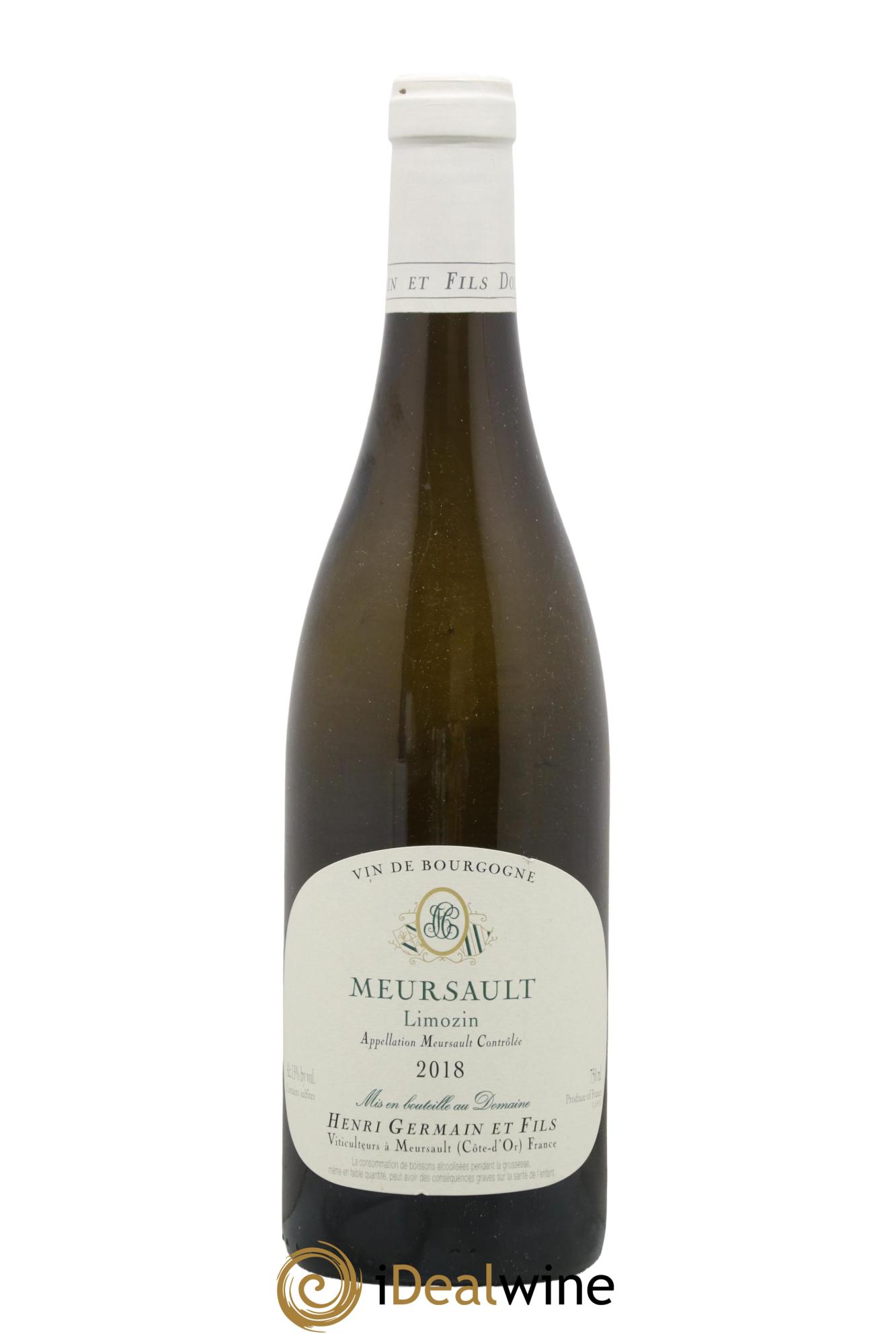 Meursault Limozin Henri Germain 2018 - Lot de 1 bouteille - 0