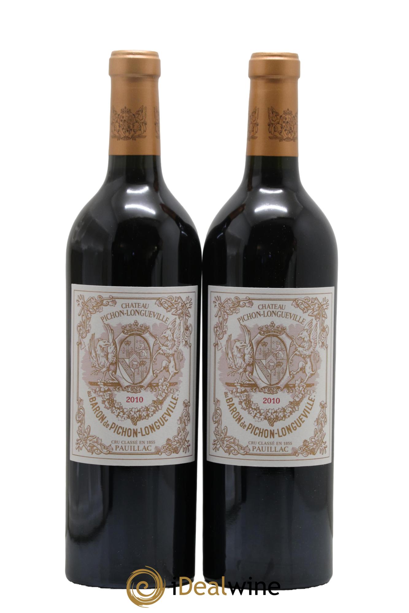 Pichon Longueville Baron 2ème Grand Cru Classé 2010 - Lotto di 2 bottiglie - 0