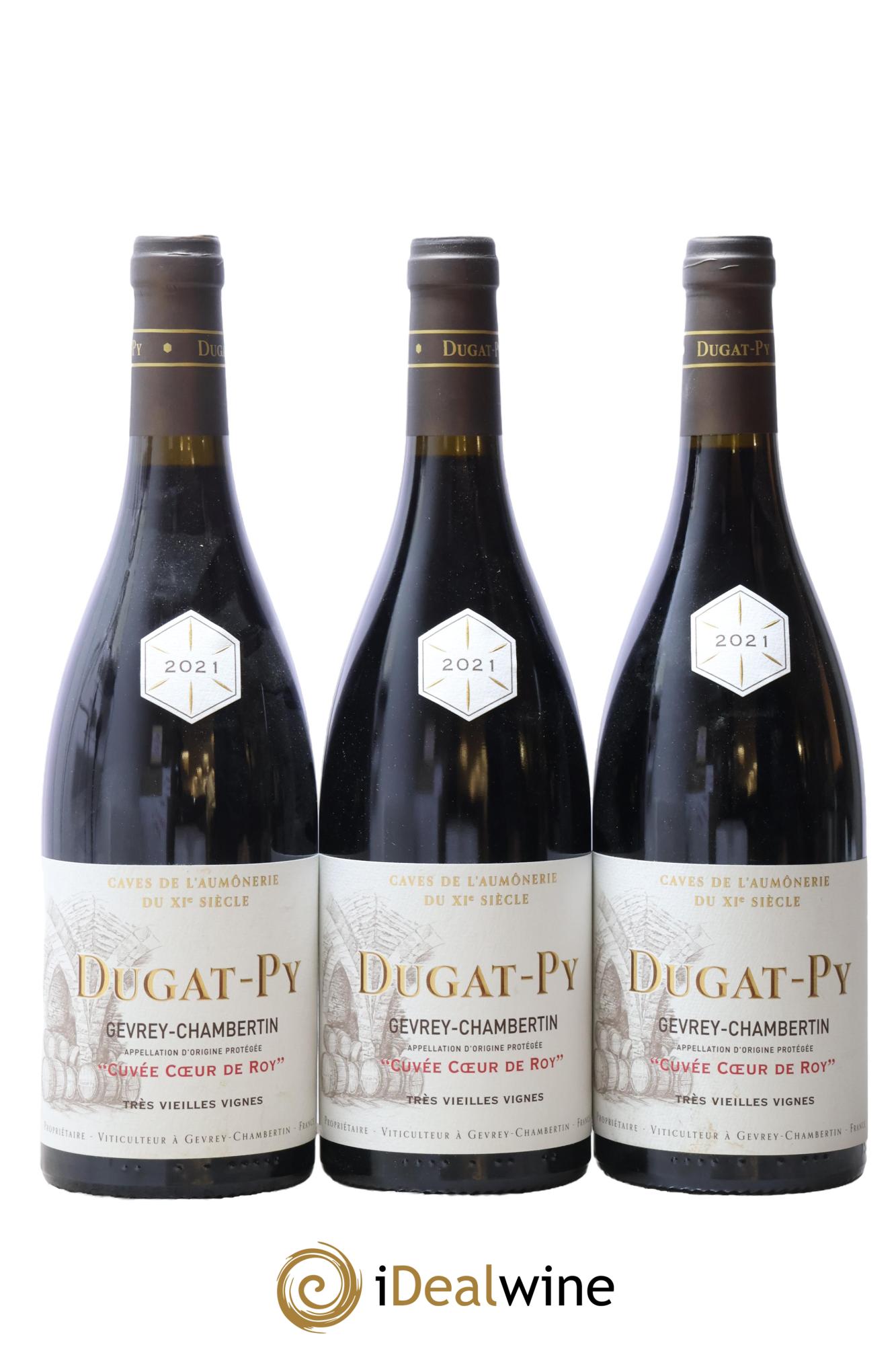 Gevrey-Chambertin Coeur de Roy Très Vieilles Vignes Dugat-Py 2021 - Lot de 3 bouteilles - 0