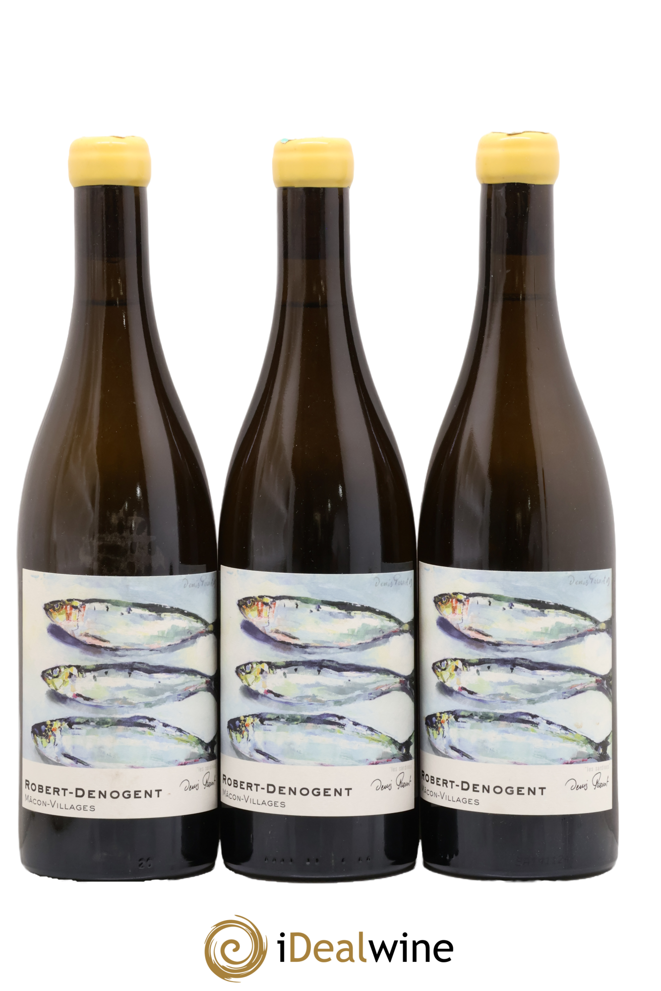 Mâcon-Villages Les Sardines Robert Denogent (Domaine) 2023 - Posten von 3 Flaschen - 0