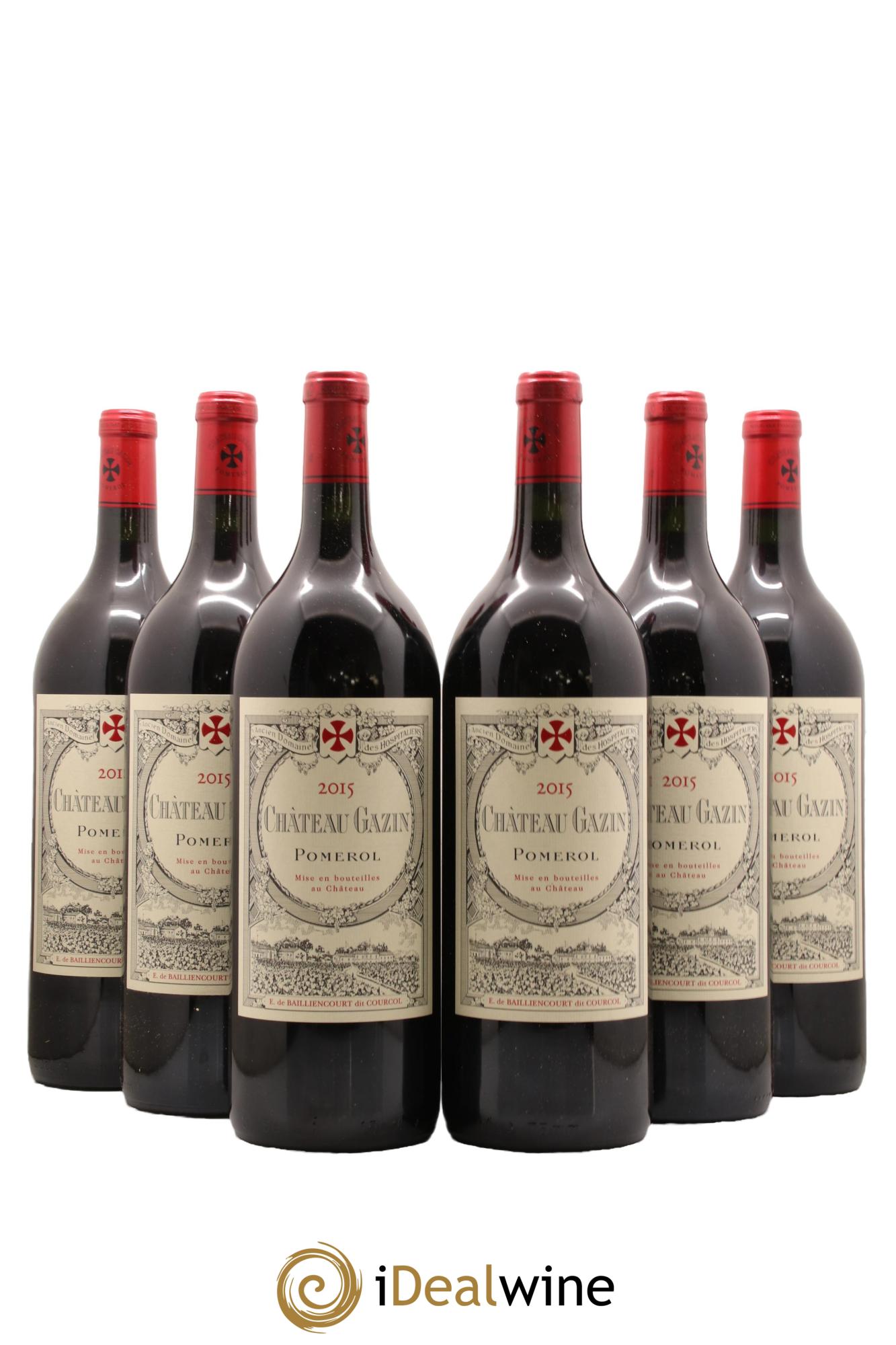 Château Gazin 2015 - Posten von 6 Magnum - 0
