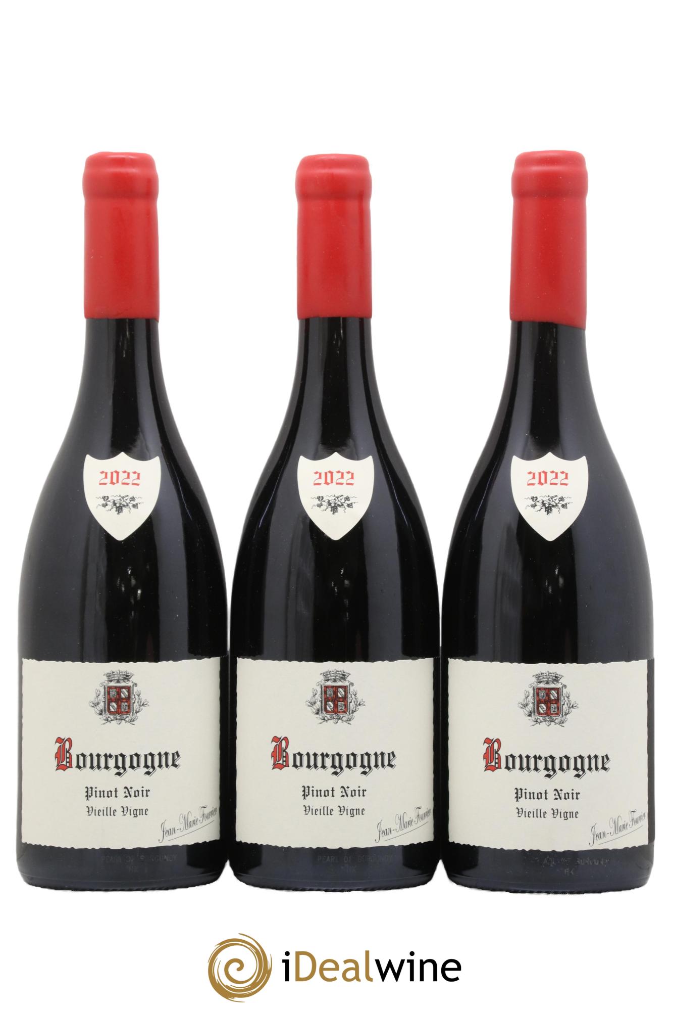 Bourgogne Pinot Noir Vieilles Vignes Domaine Fourrier 2022 - Lot de 3 bouteilles - 0