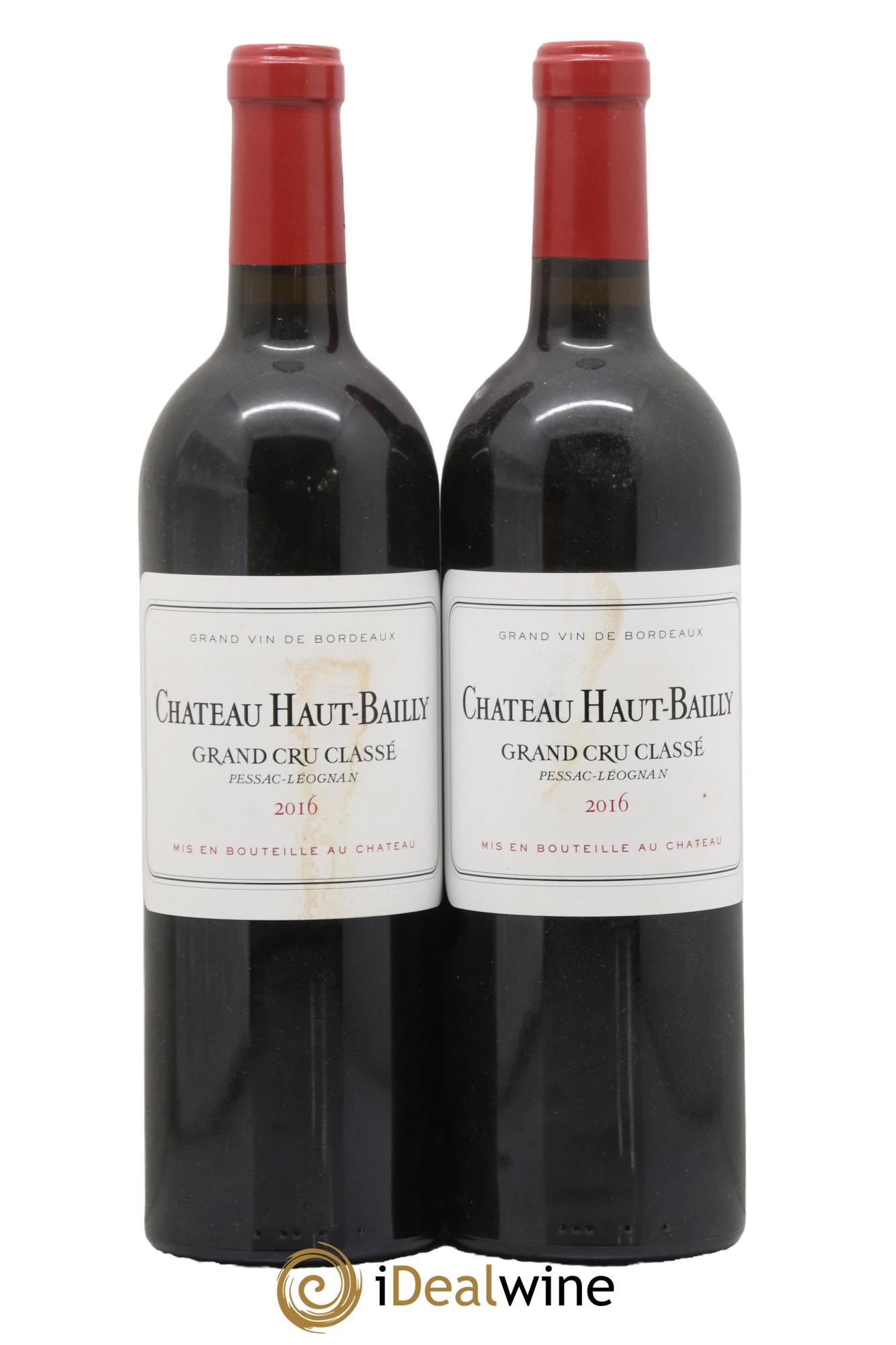 Château Haut-Bailly Cru Classé de Graves 2016 - Lot of 2 bottles - 0