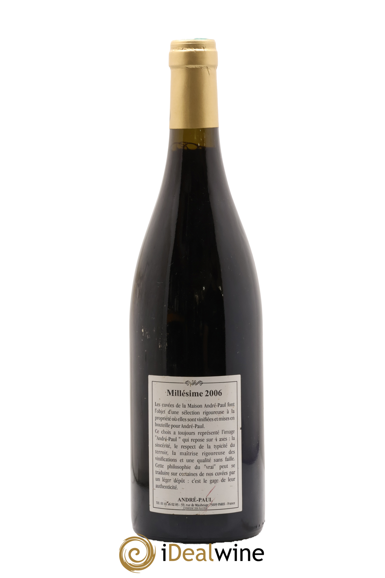 Hermitage Domaine Philippe Belle 2006 - Lot de 1 bouteille - 1