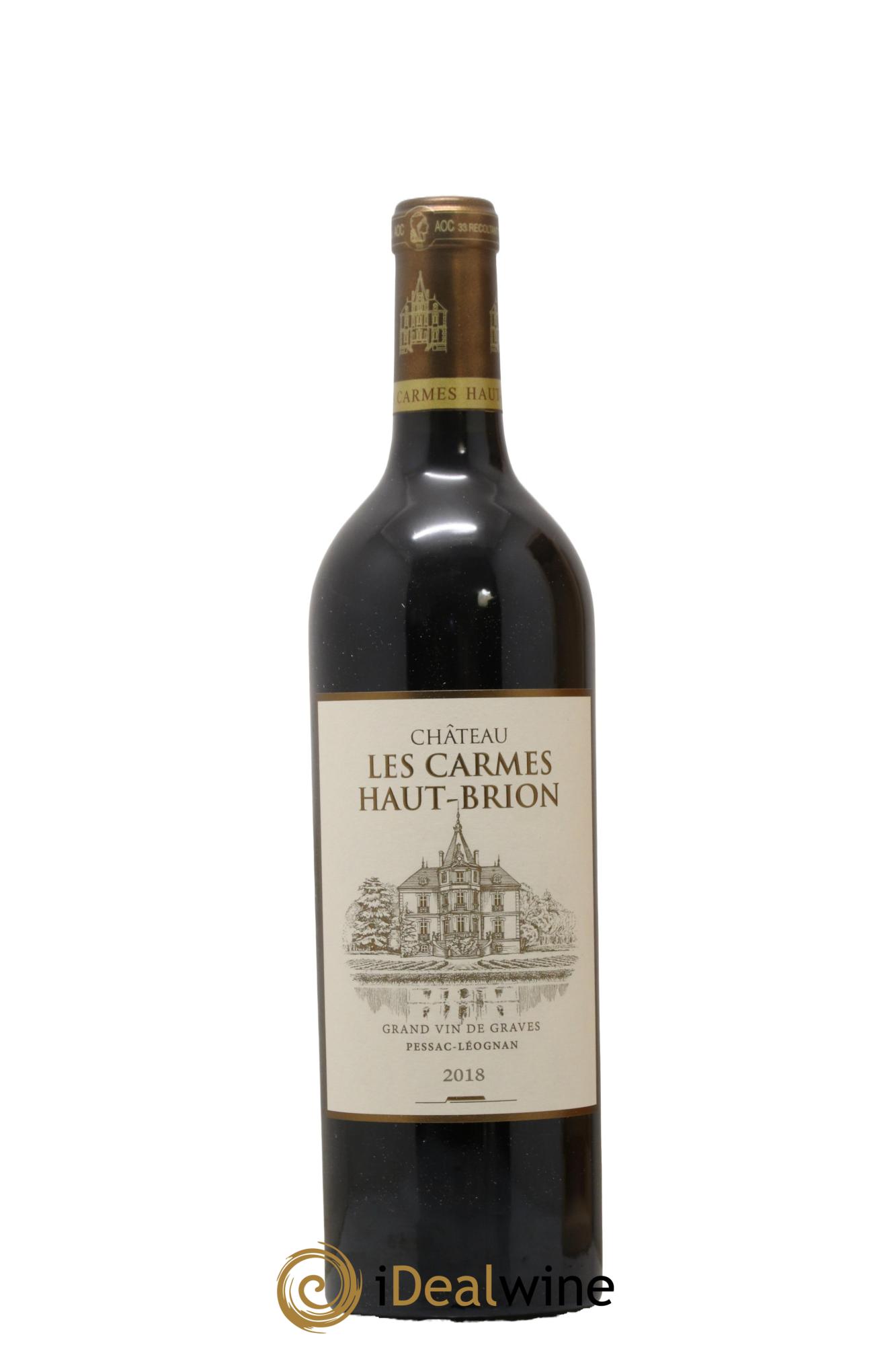 Château Les Carmes Haut-Brion 2018 - Lot de 1 bouteille - 1
