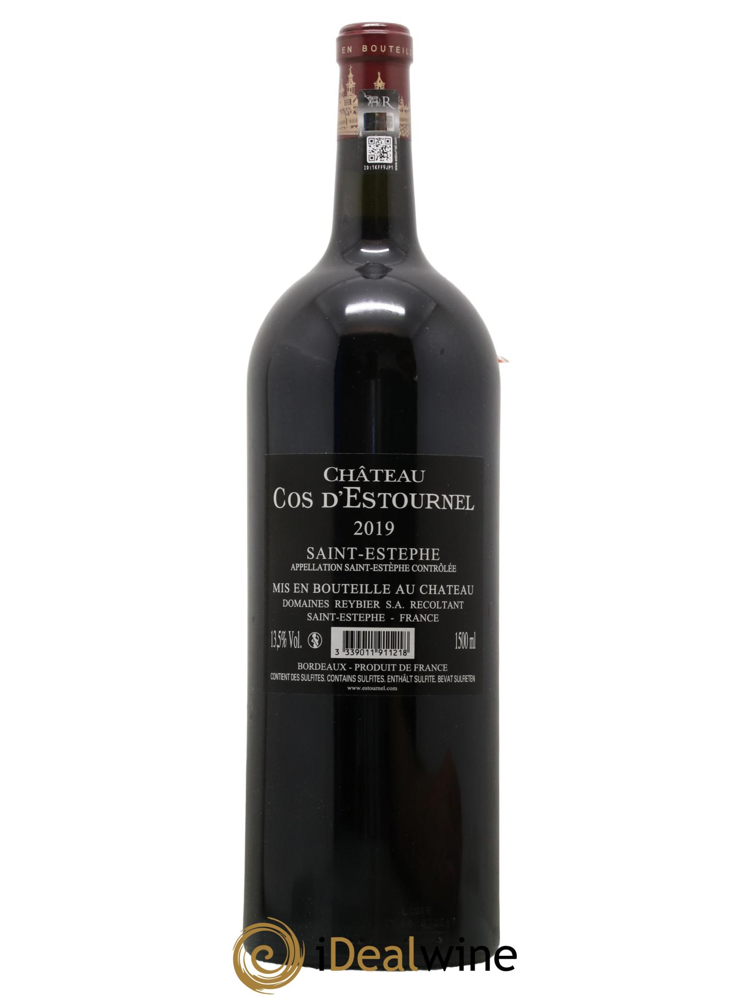Cos d'Estournel 2ème Grand Cru Classé 2019 - Lot de 1 magnum - 1