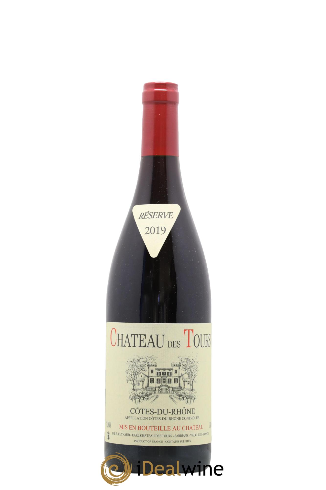 Côtes-du-Rhône Château des Tours Emmanuel Reynaud 2019 - Lot de 1 bouteille - 0