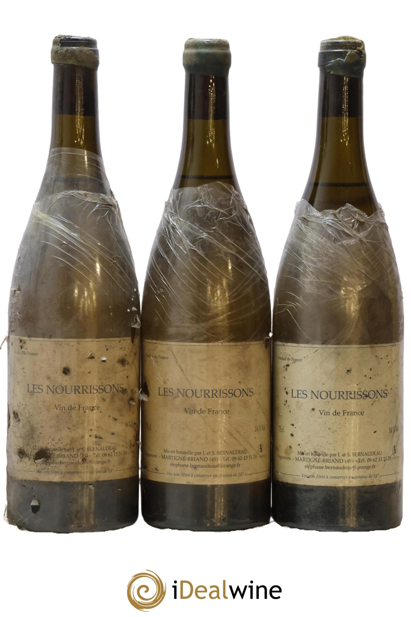 Vin de France Les Nourrissons Stéphane Bernaudeau 2010 - Lot de 3 bouteilles - 0