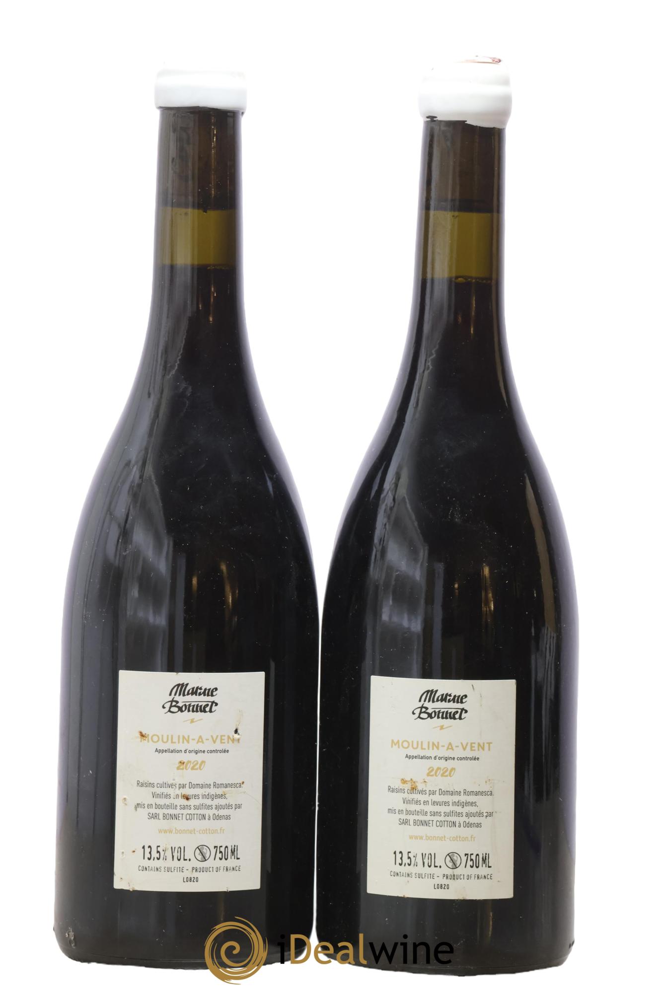 Moulin-à-Vent La Rochelle Bonnet Cotton 2020 - Lot de 2 bouteilles - 1