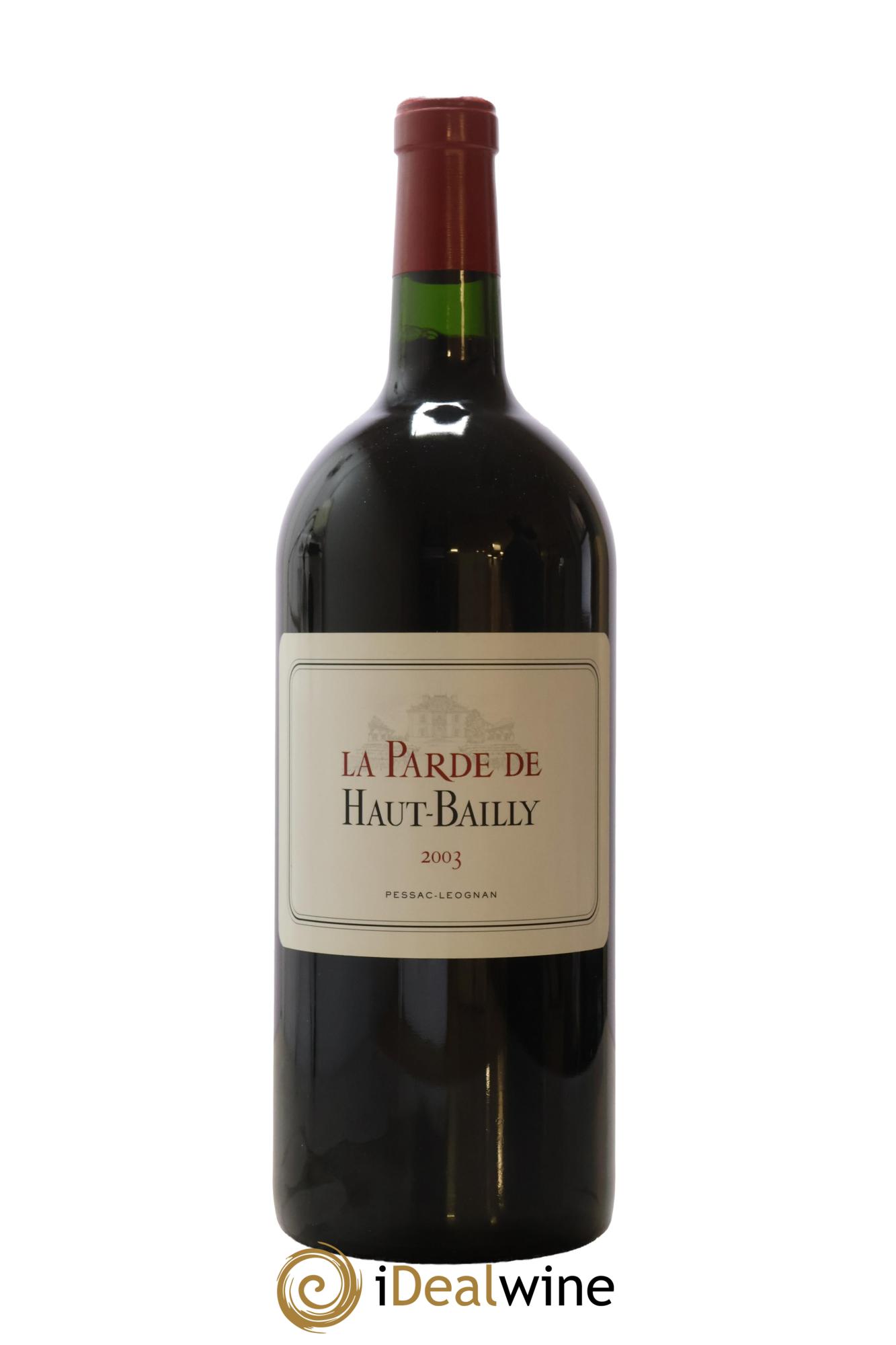 Haut Bailly II (Anciennement La Parde de Haut-Bailly) Second Vin 2003 - Lot de 1 double magnum - 0