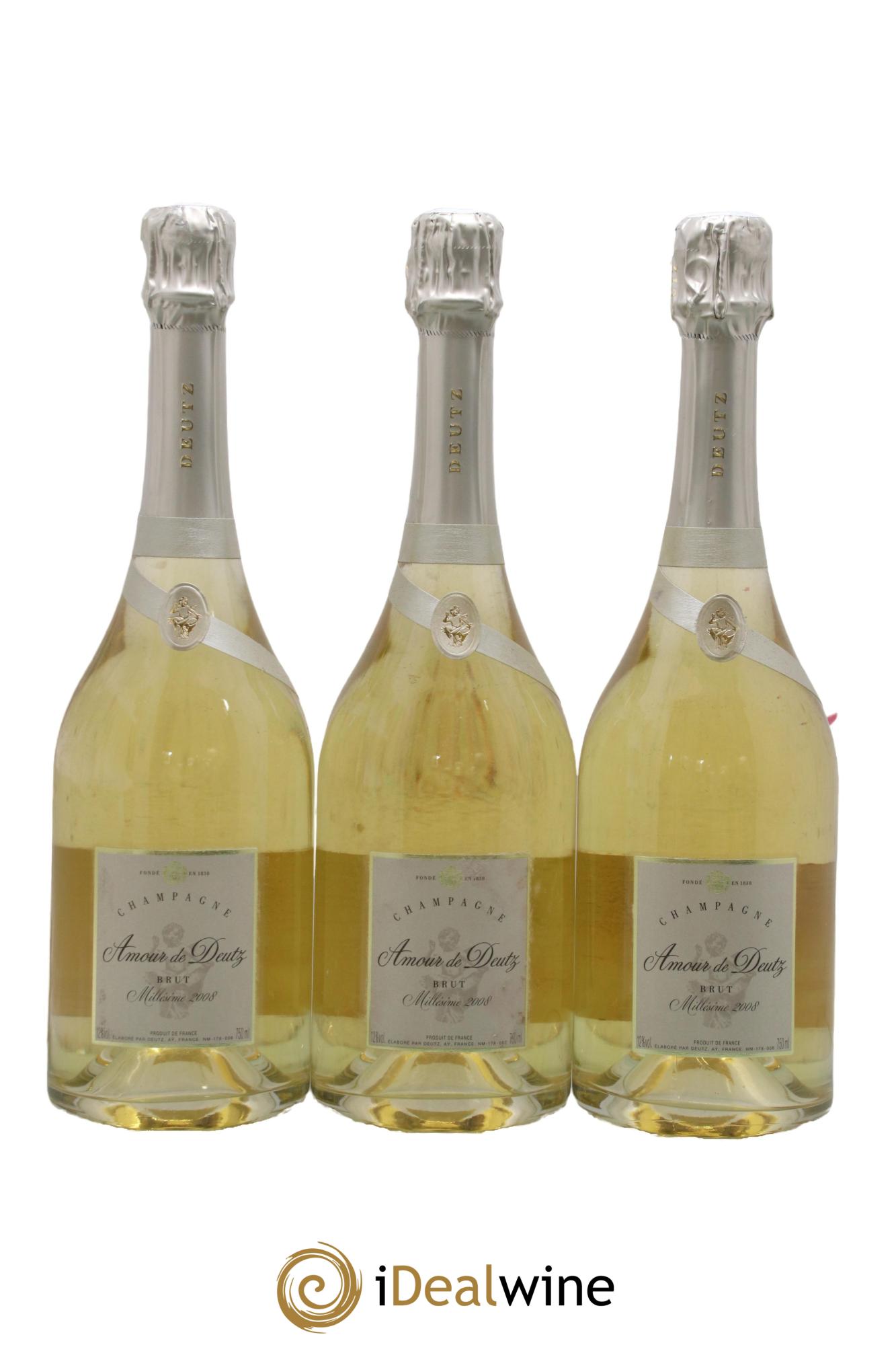 Amour de Deutz Brut Deutz 2008 - Lot de 3 bouteilles - 0