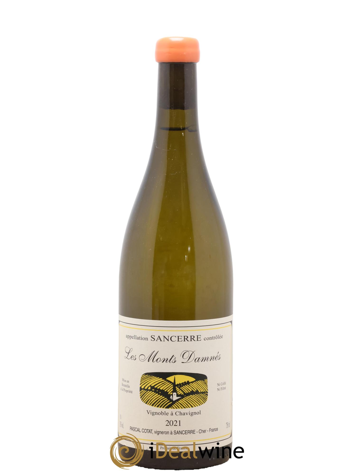 Sancerre Les Monts Damnés Pascal Cotat  2021 - Posten von 1 Flasche - 0