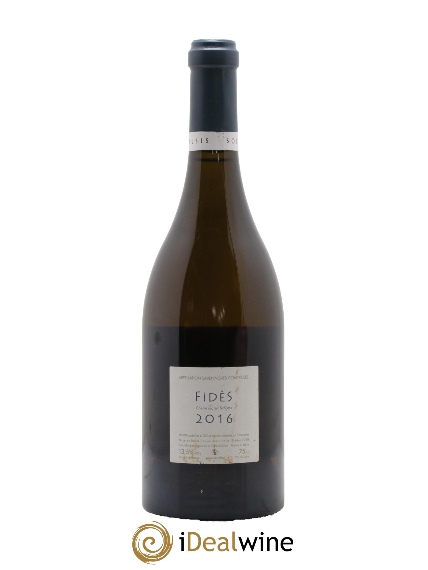 Savennières Fidès Eric Morgat 2016 - Lot de 1 bouteille - 1