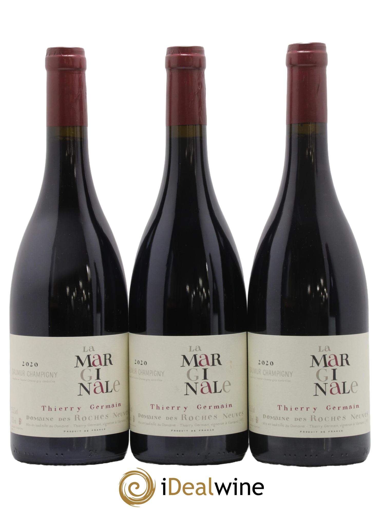 Saumur-Champigny La Marginale Domaine des Roches Neuves - Thierry Germain 2020 - Lot of 3 bottles - 0