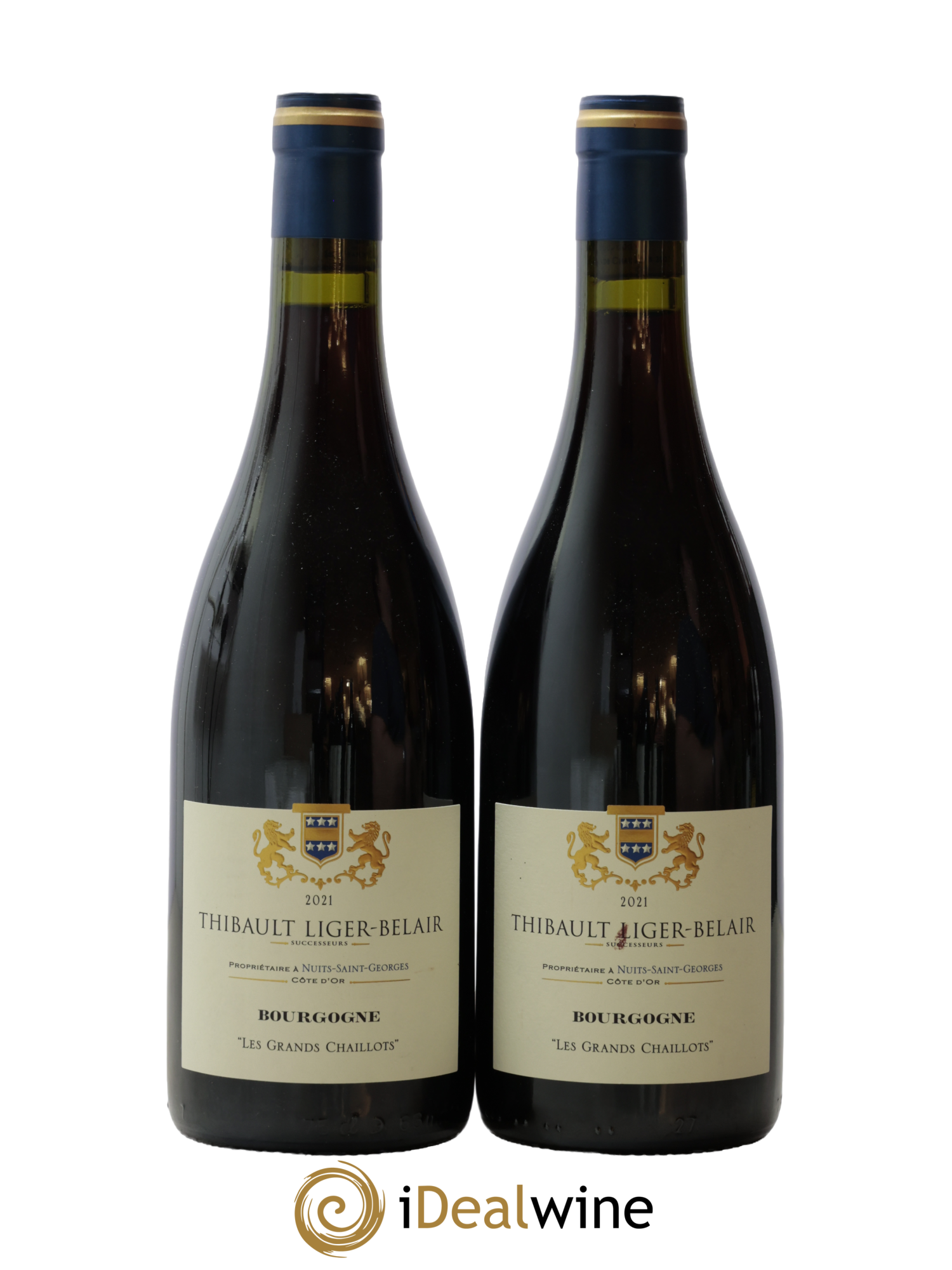 Bourgogne Les Grands Chaillots Thibault Liger-Belair Successeurs 2021 - Lot de 2 bouteilles - 0