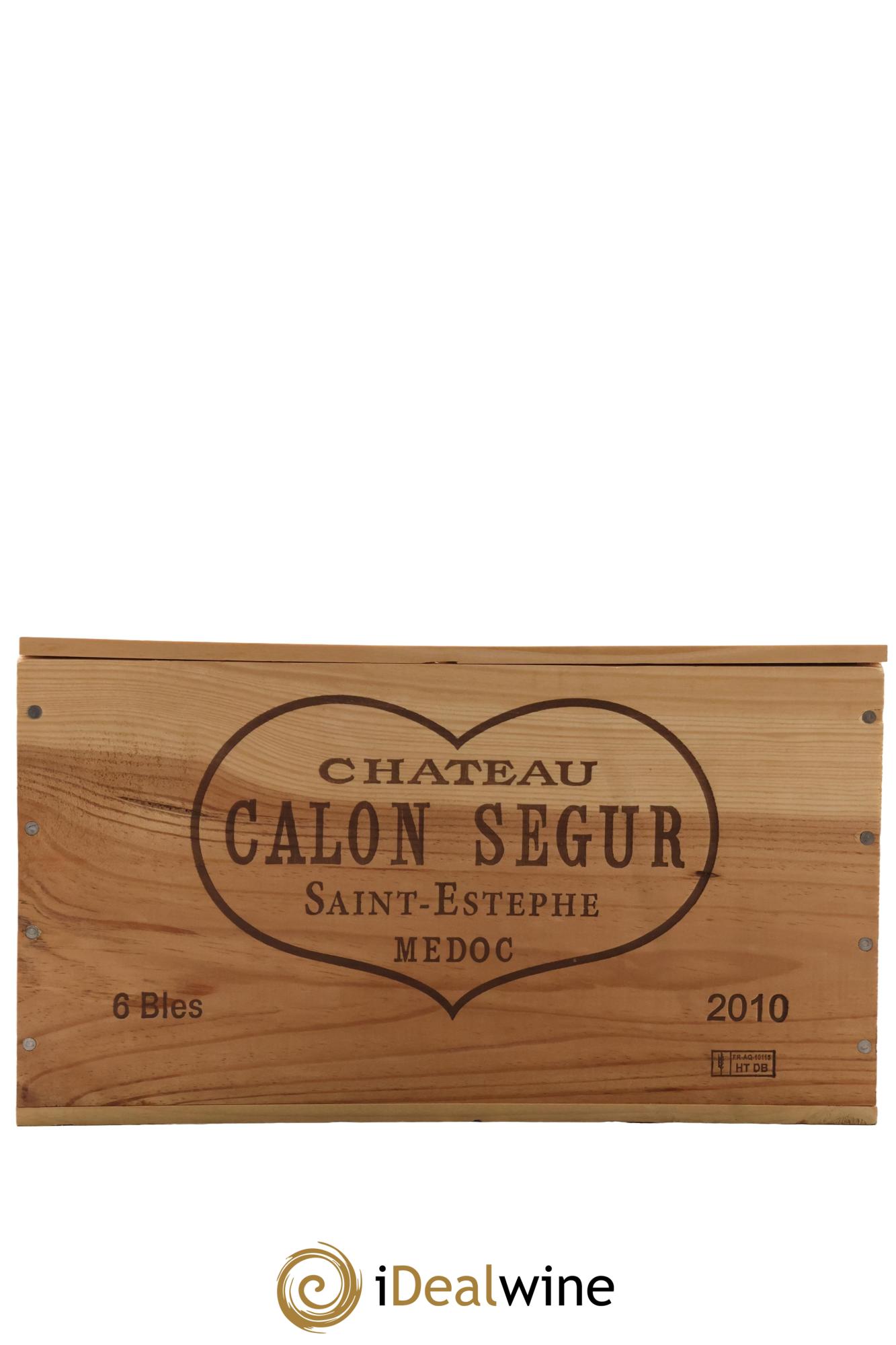 Château Calon Ségur 3ème Grand Cru Classé 2010 - Lot of 6 bottles - 1