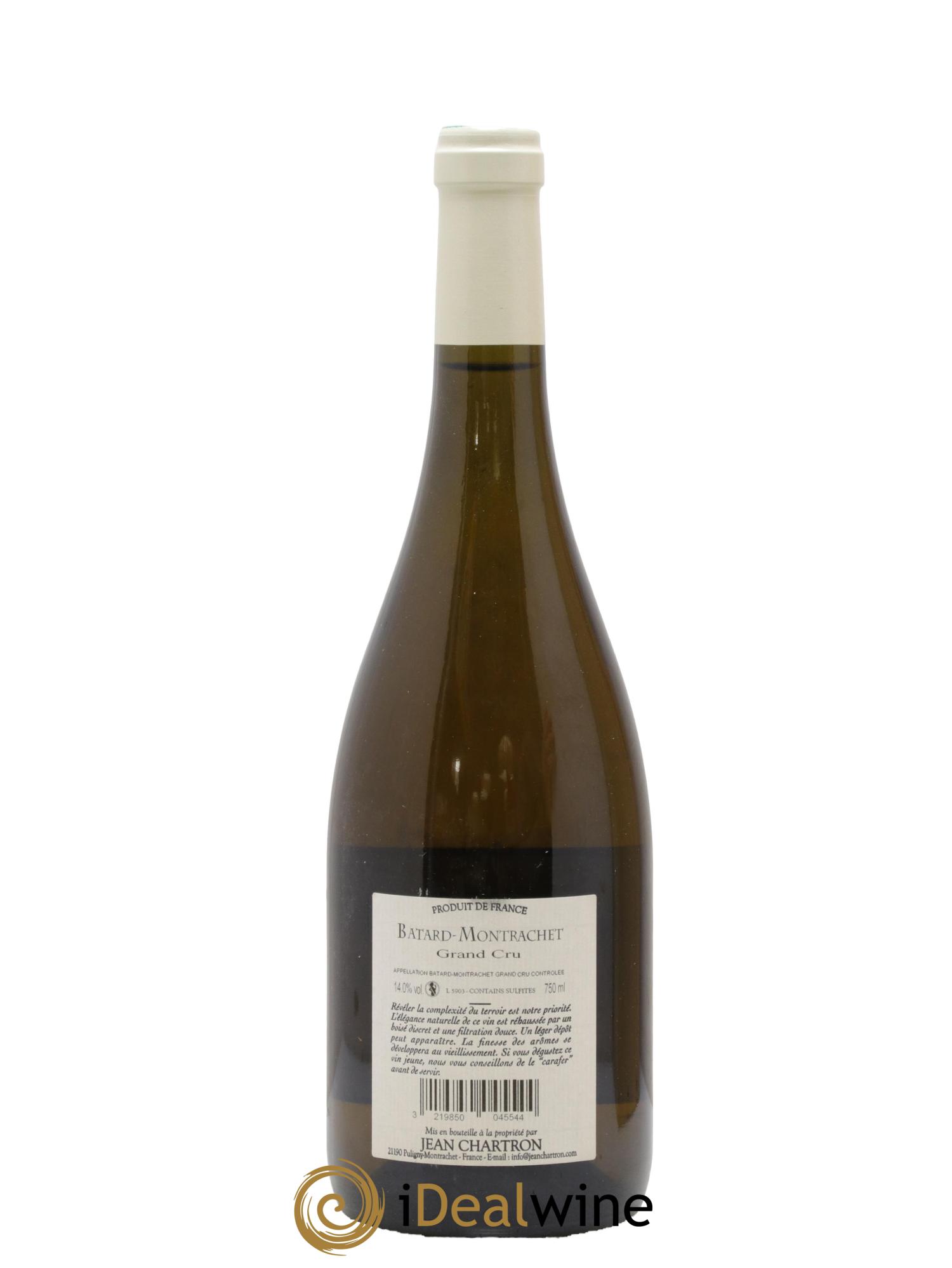 Bâtard-Montrachet Grand Cru Jean Chartron (Domaine) 2010 - Lot of 1 bottle - 1