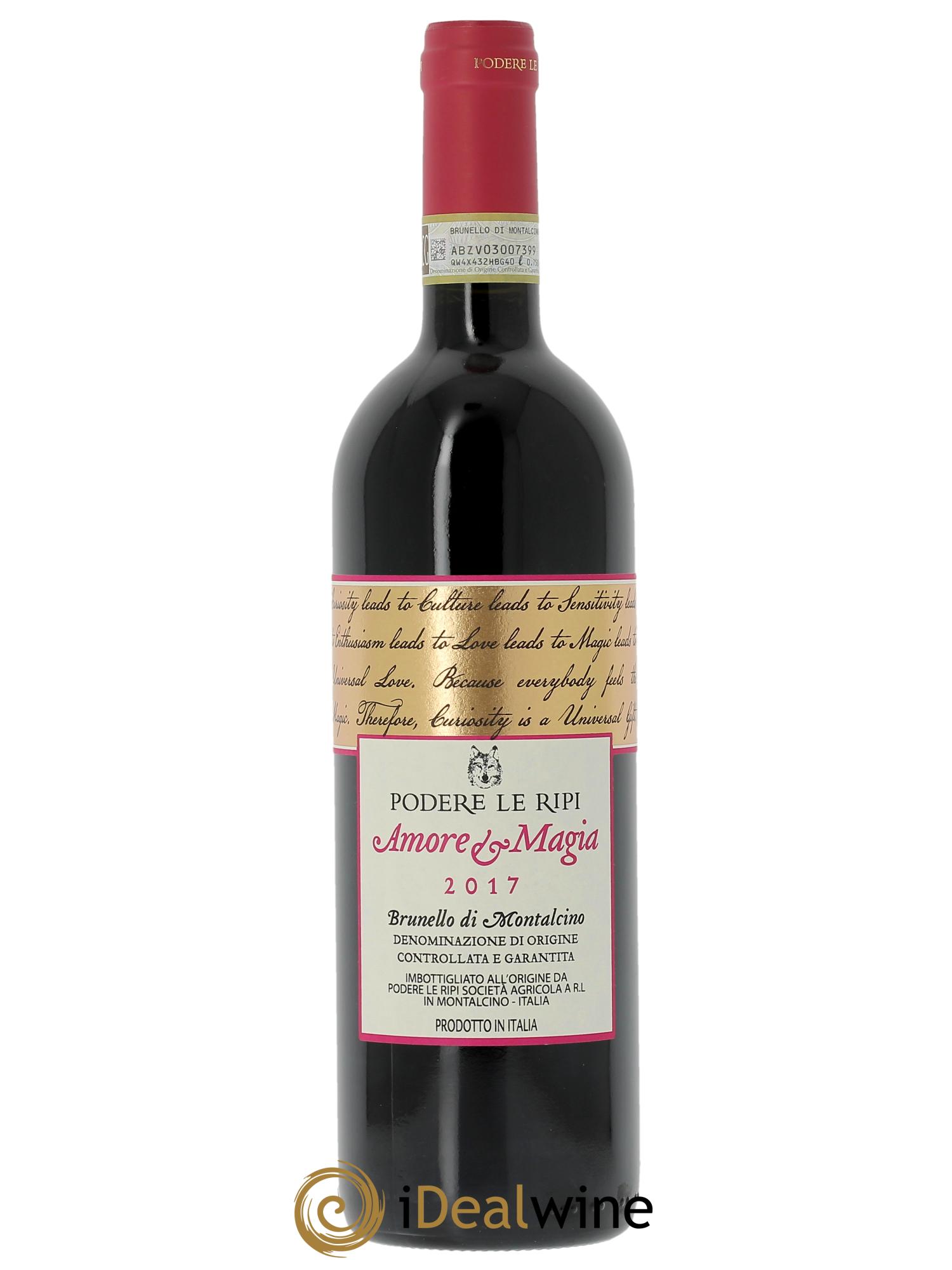 Brunello di Montalcino DOCG Amore e Magia Podere Le Ripi 2017 - Lot of 1 bottle - 0